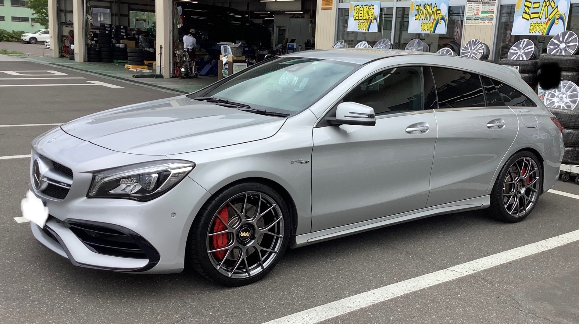 新車外し 美品】メルセデスAMG C118 CLA45 純正 19in 9J +52