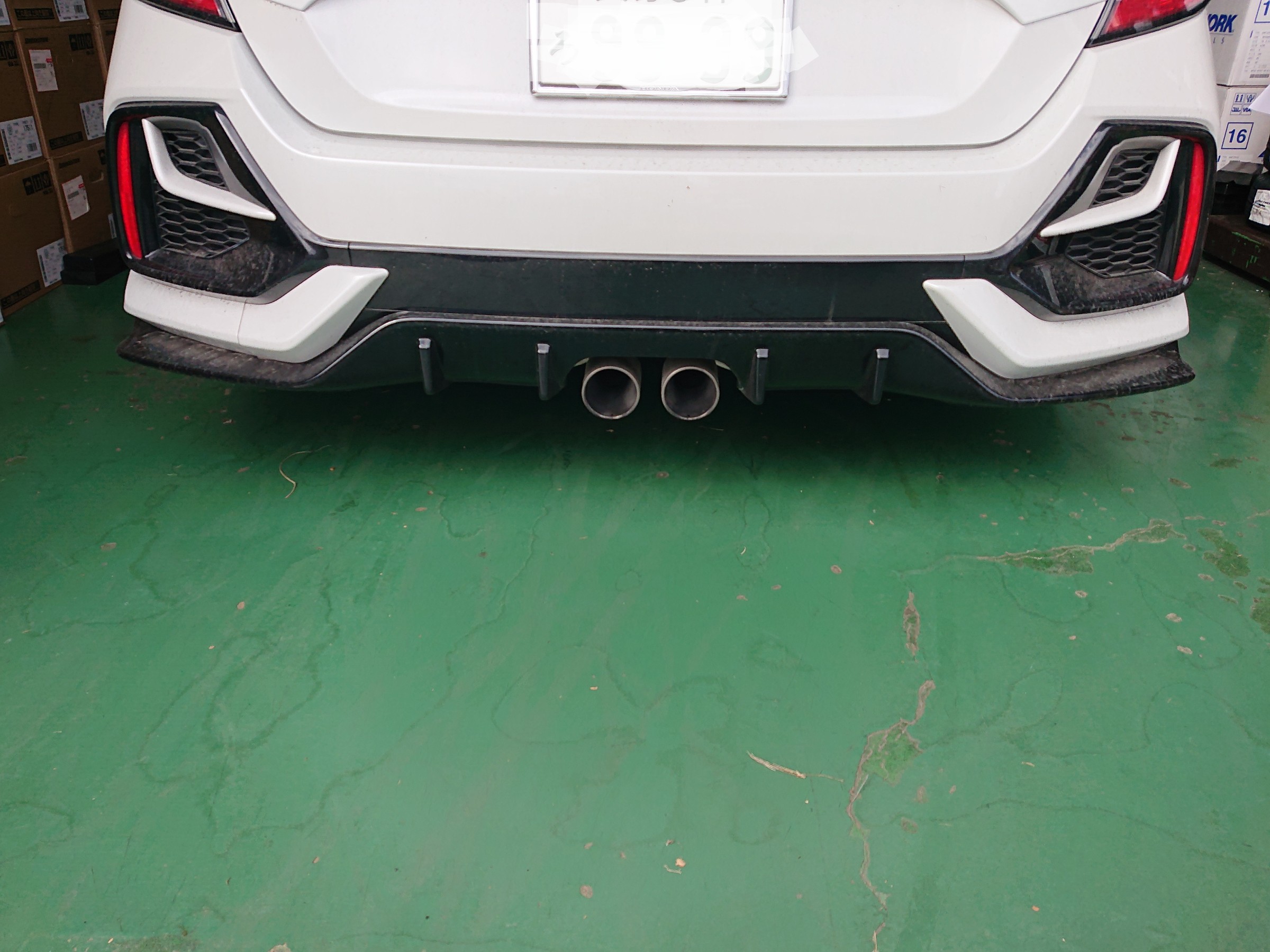 CIVIC FK7 純正マフラー しんどく