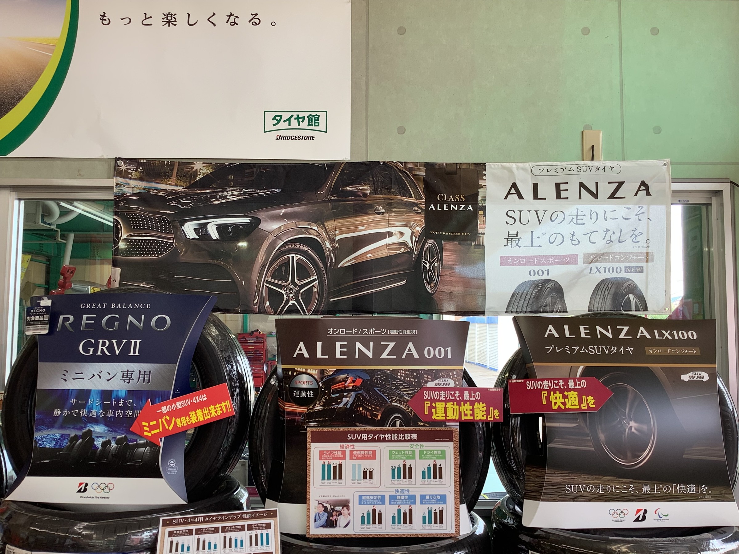 展示タイヤ画像