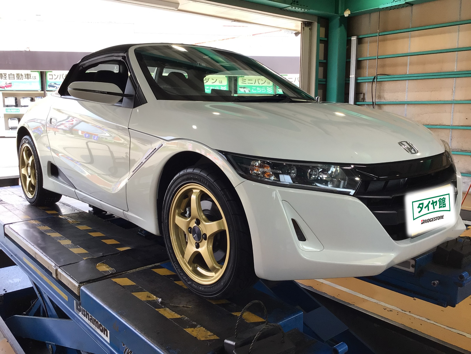 ホンダ】【S660】アルミホイール取付【ENKEI】 | 店舗おススメ