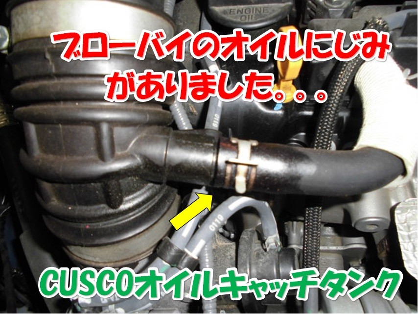 スズキ スイフトスポーツZC33 その3【CUSCO オイルキャッチ