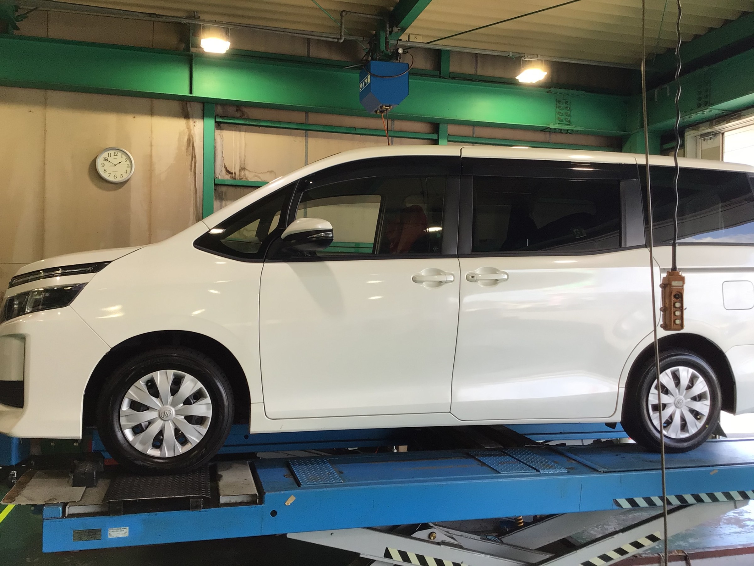 新品タイヤ装着後の画像