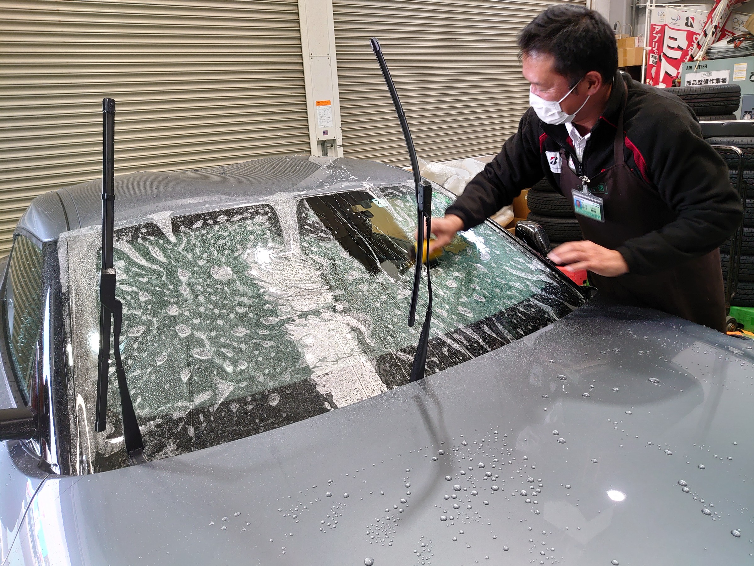 2021公式店舗 ナイトマリン新品 フロント ガラス スープラ DB系 DB22