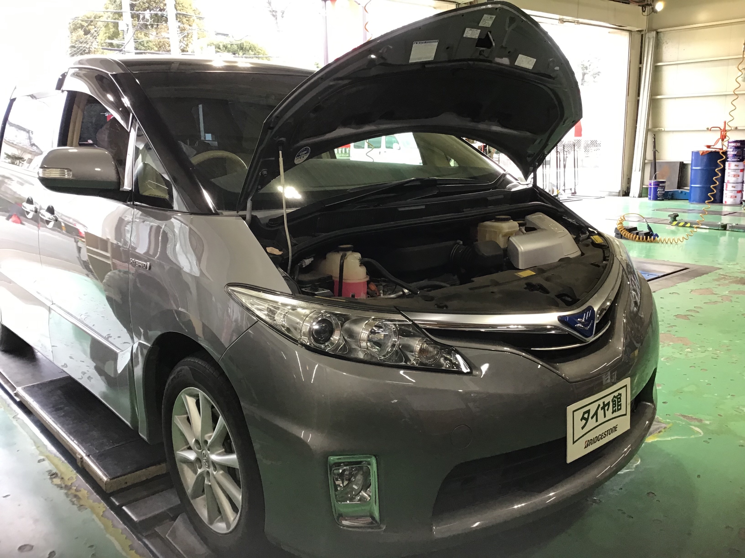 エスティマ オイル交換 ワイパー交換 トヨタ エスティマ メンテナンス商品 サービス事例 タイヤ館 あさか タイヤからはじまる トータルカーメンテナンス タイヤ館グループ