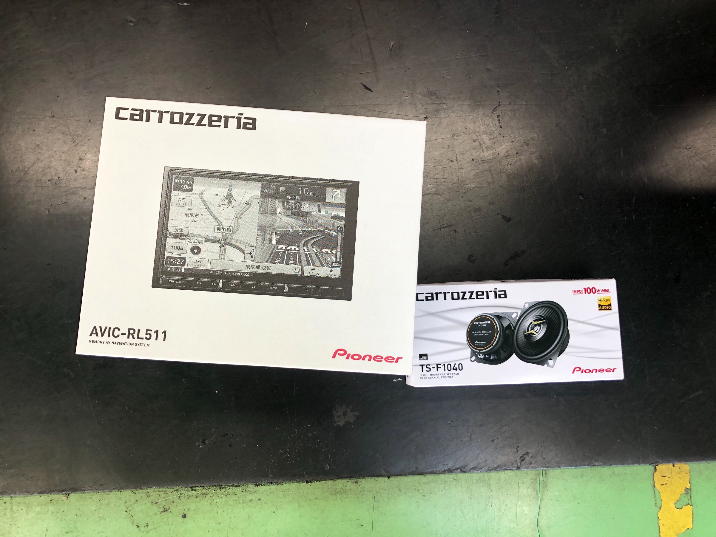 JB64Wジムニーにカロッツェリア楽ナビAVICｰRL511&スピーカー取り付け