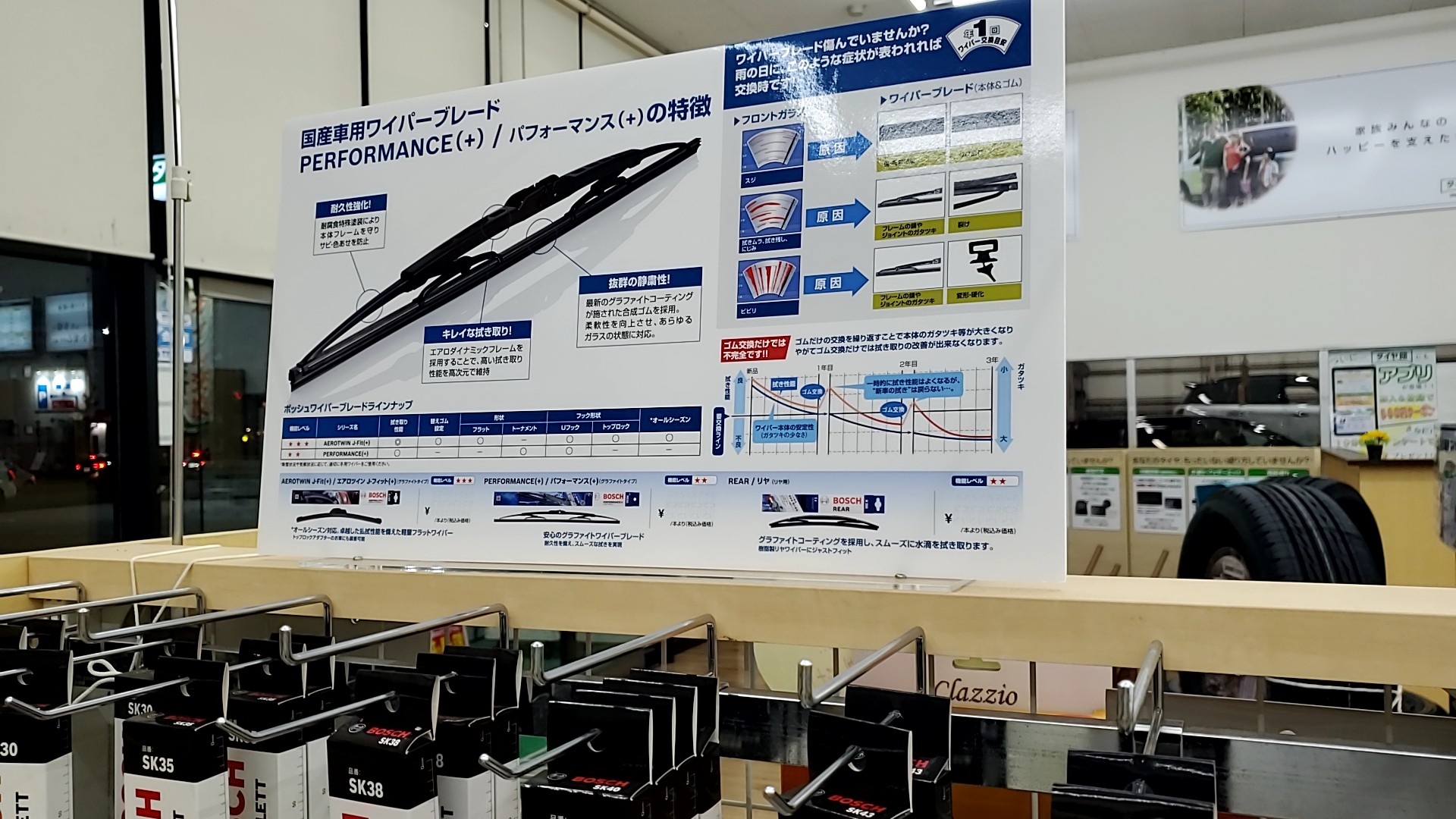 車のワイパーブレードは大丈夫ですか スタッフ日記 タイヤ館 広島 タイヤからはじまる トータルカーメンテナンス タイヤ館グループ