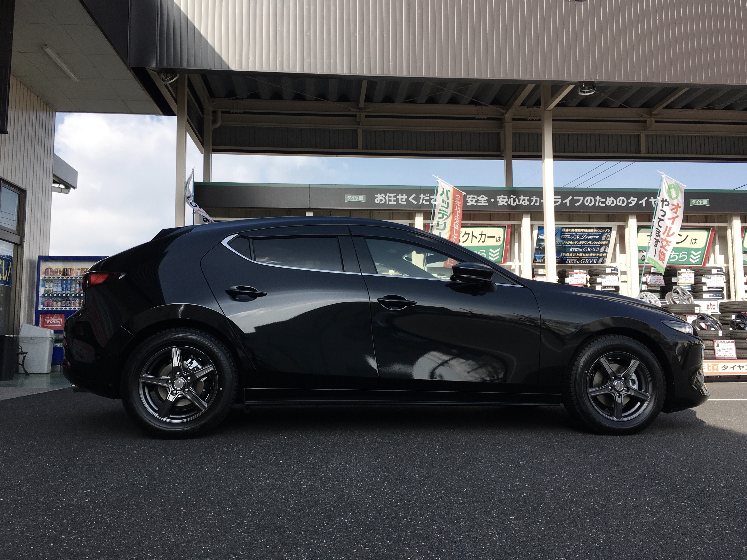MAZDA3 ファストバック スタッドレス取り付け！ 【BPFP】 | マツダ