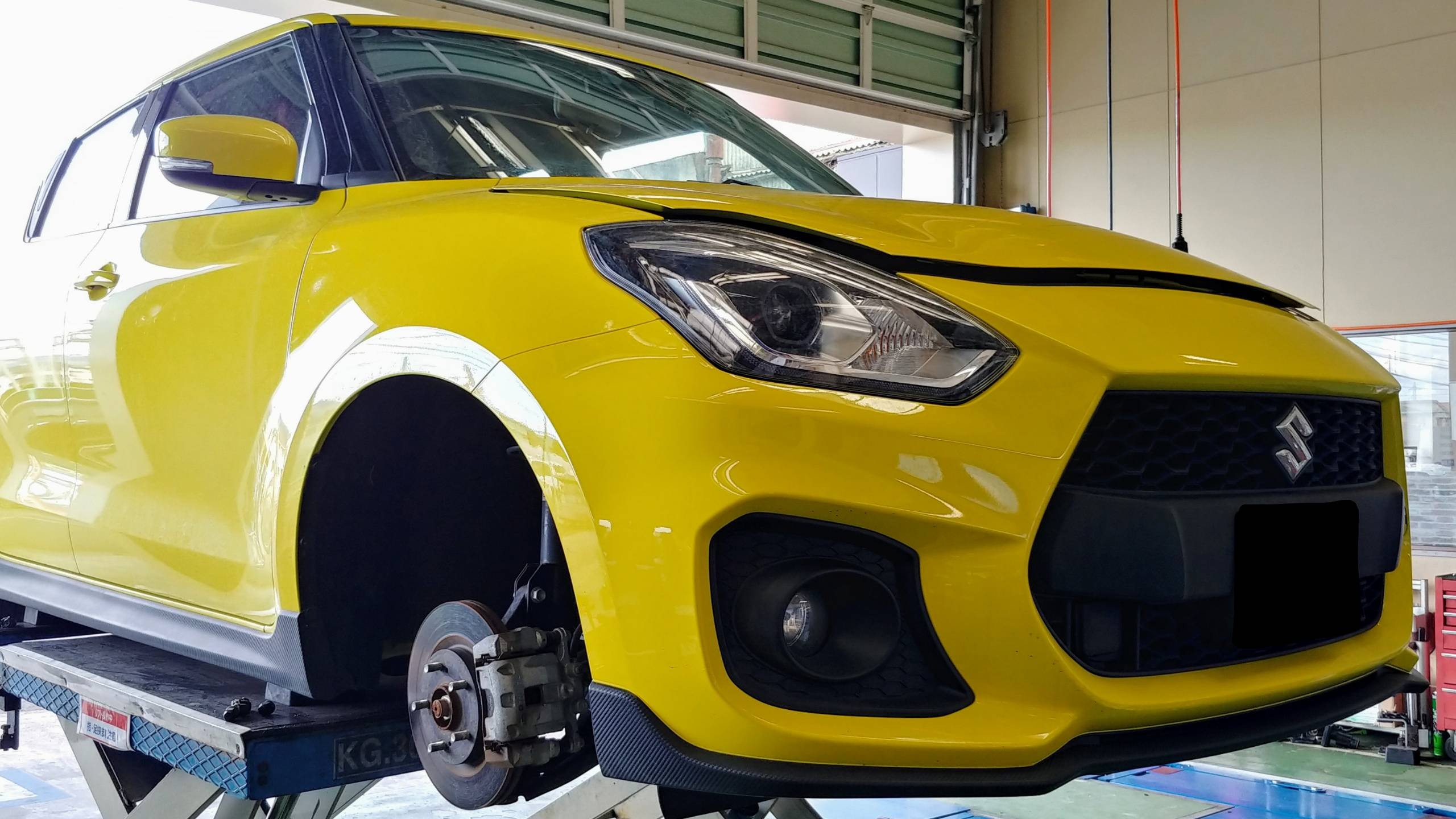 ブレーキパッドローター交換もお任せっ！！ スズキ スイフトスポーツ パーツ取付 ブレーキ関係取付 ☆スタッフブログ☆ タイヤ館  松江南 タイヤからはじまる、トータルカーメンテナンス タイヤ館グループ