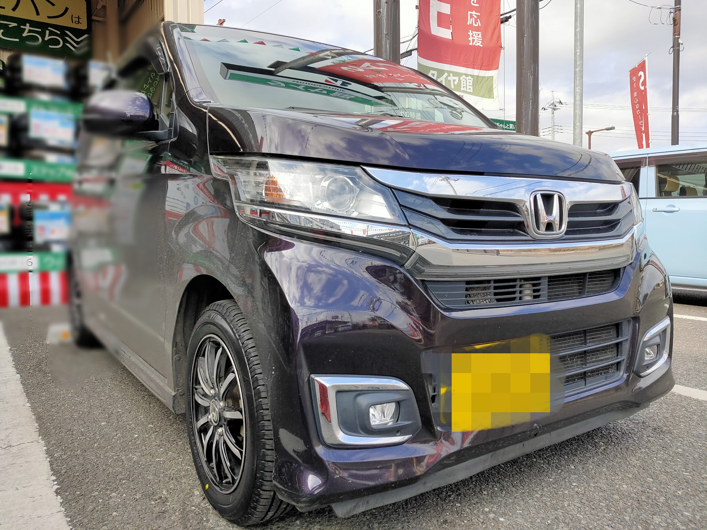 ホンダ N-WGN(JH1）】タイヤ交換・アライメントを行いました