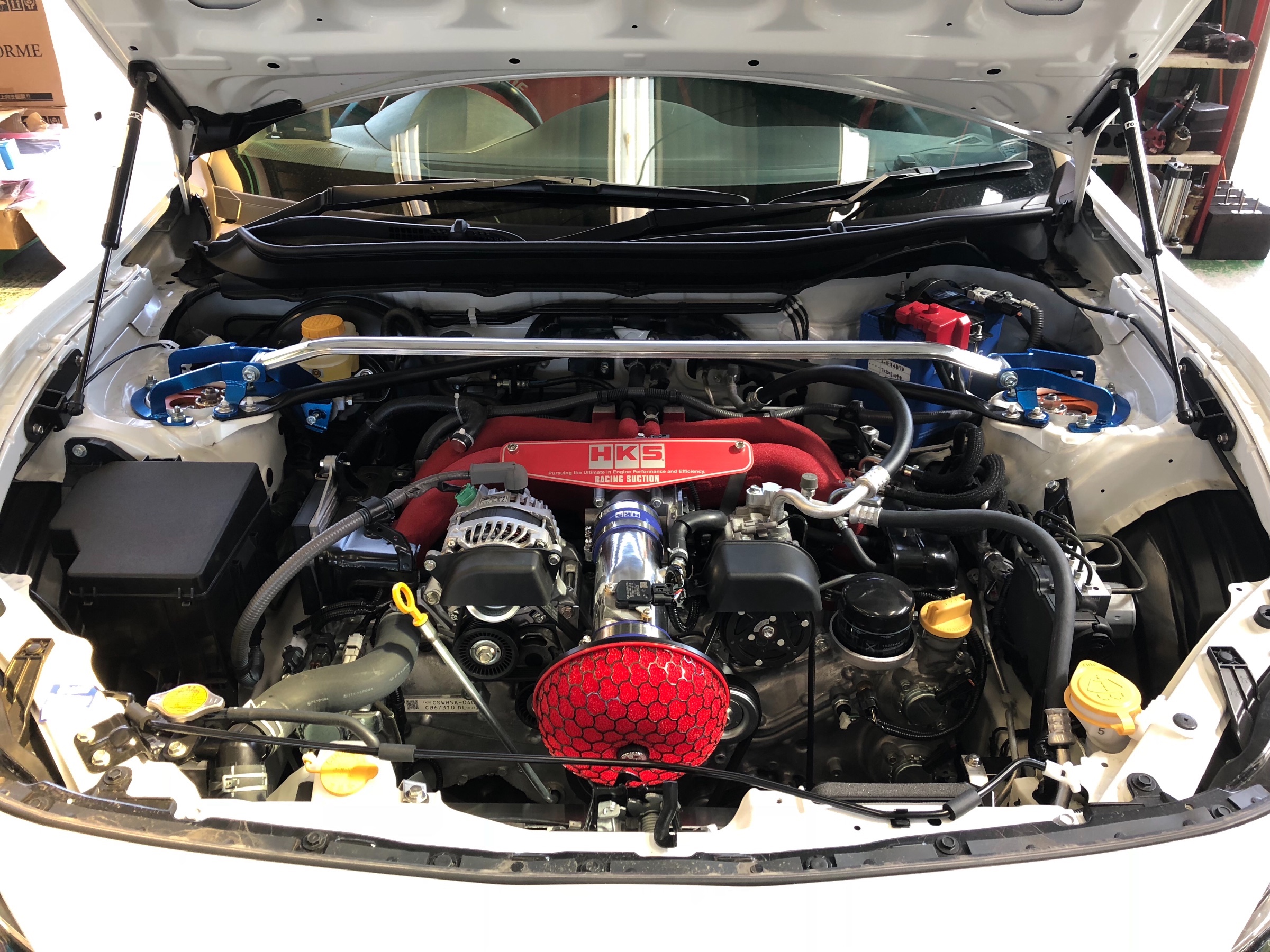 ZN6型86 HKSサーキットアタックカウンター取り付け