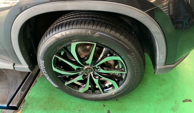 NISSAN エクストレイル T31】の夏タイヤホイールセット装着