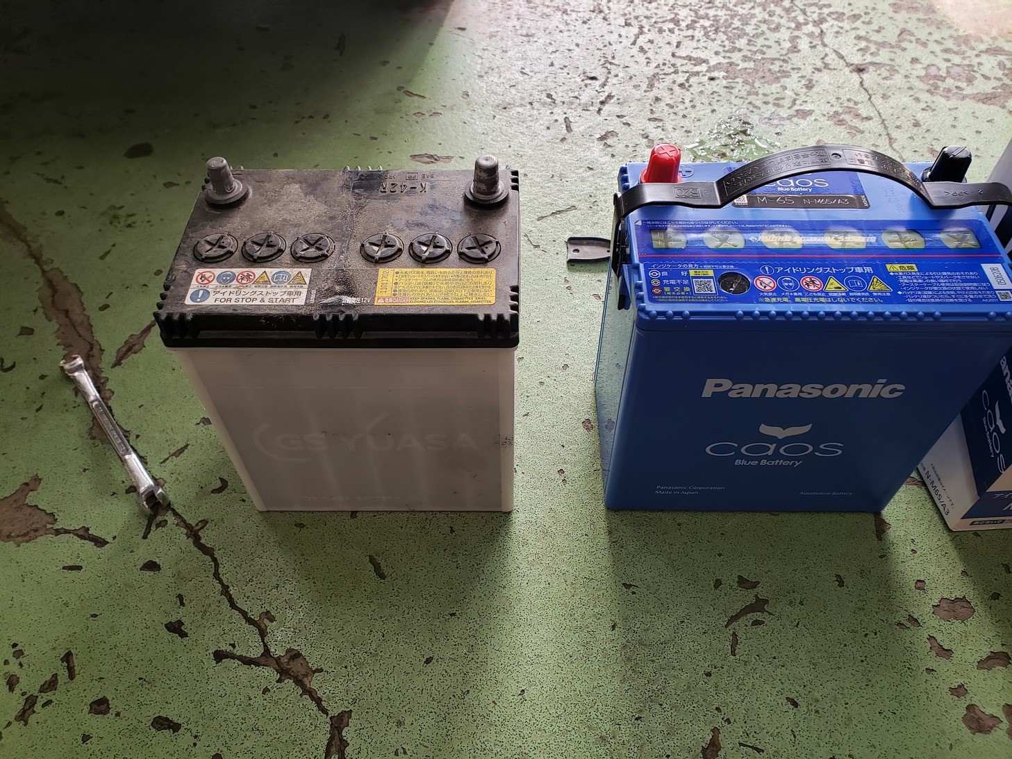 パナソニック アイドリングストップ対応 バッテリー 交換偏 サービス事例 タイヤ館 安来 タイヤからはじまる トータルカーメンテナンス タイヤ館グループ