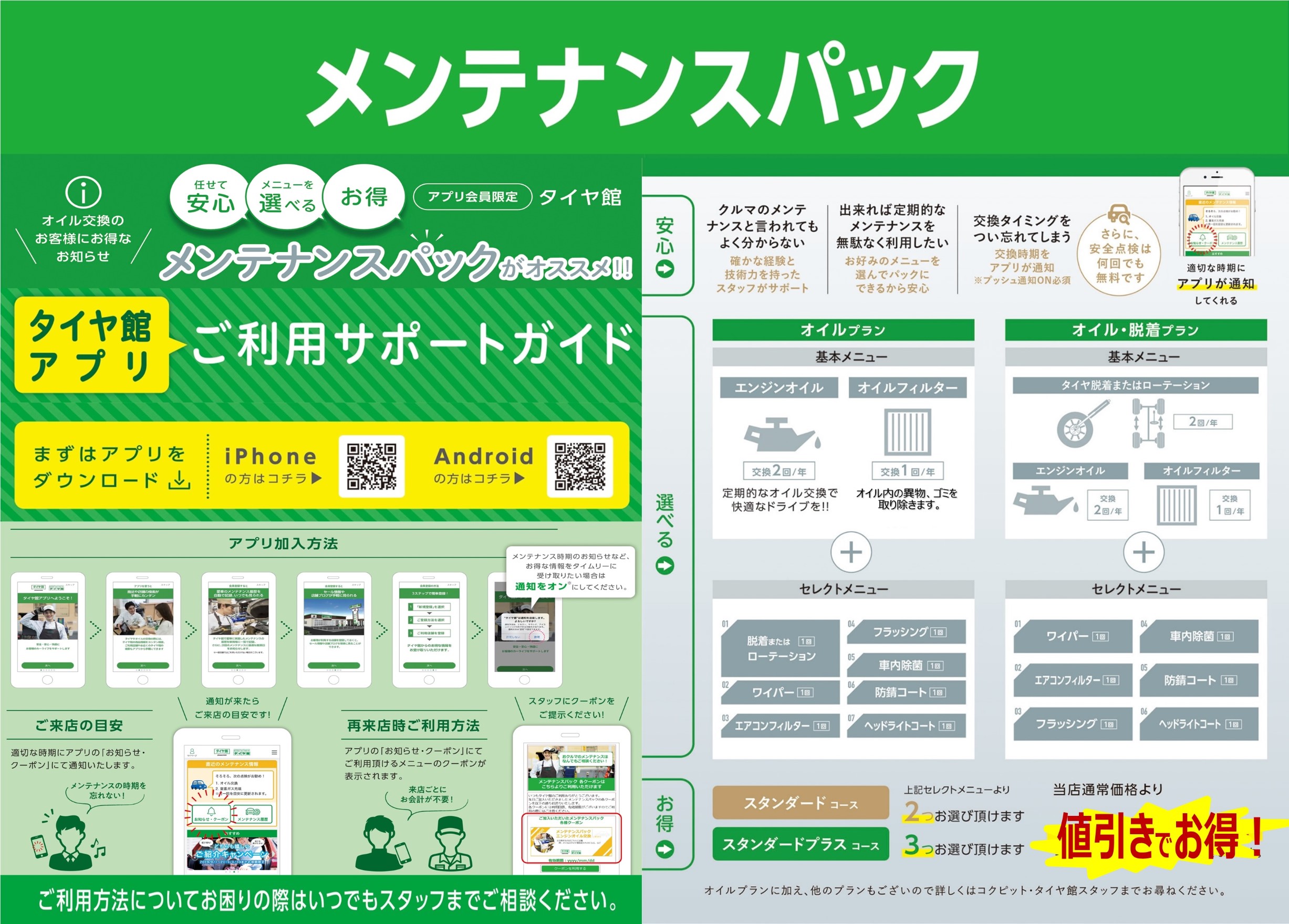 メンテナンスパック概要