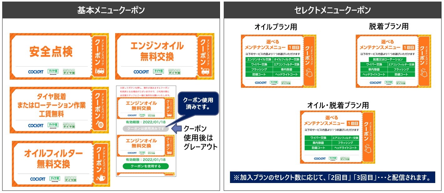 クーポンとして表示されます。