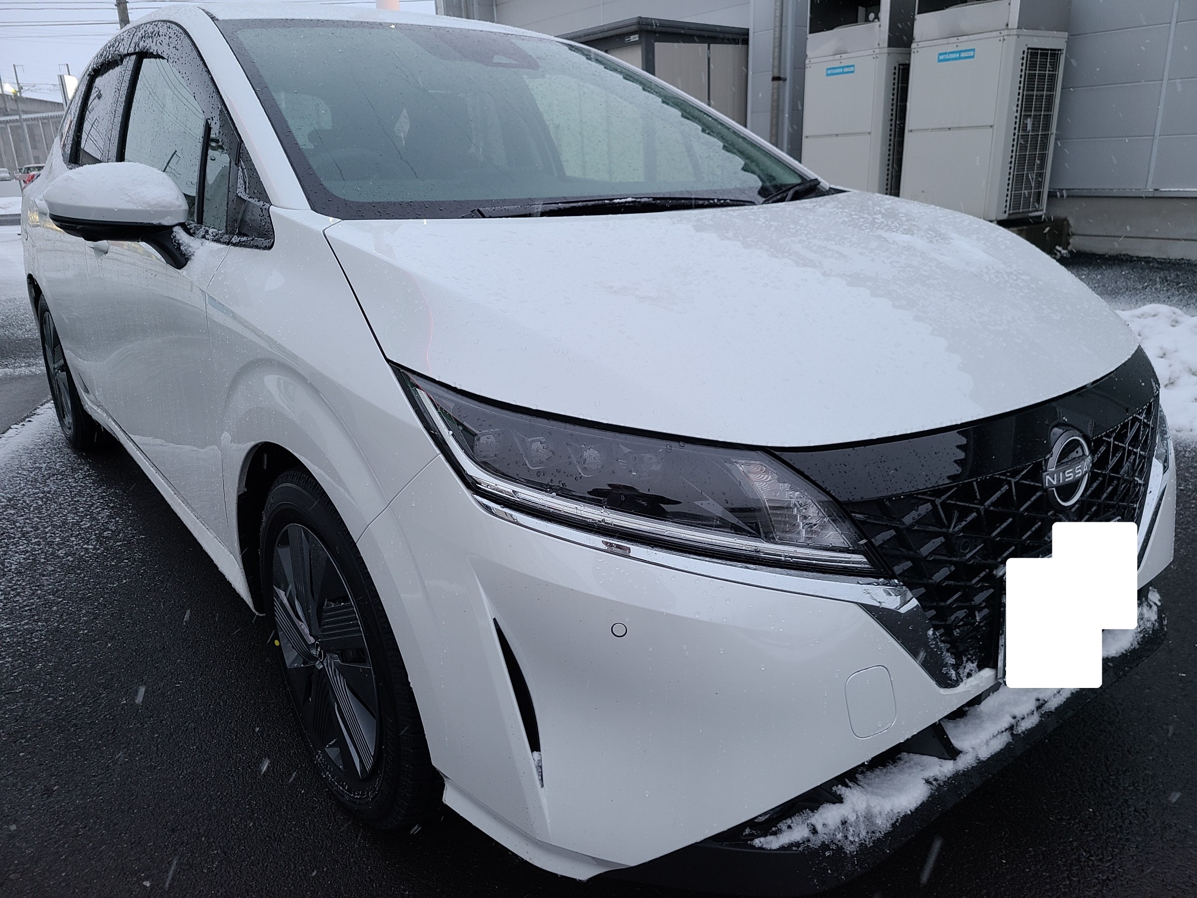 新型ノート！スタッドレス＆ホイール取付で入庫です。 | 店舗おススメ