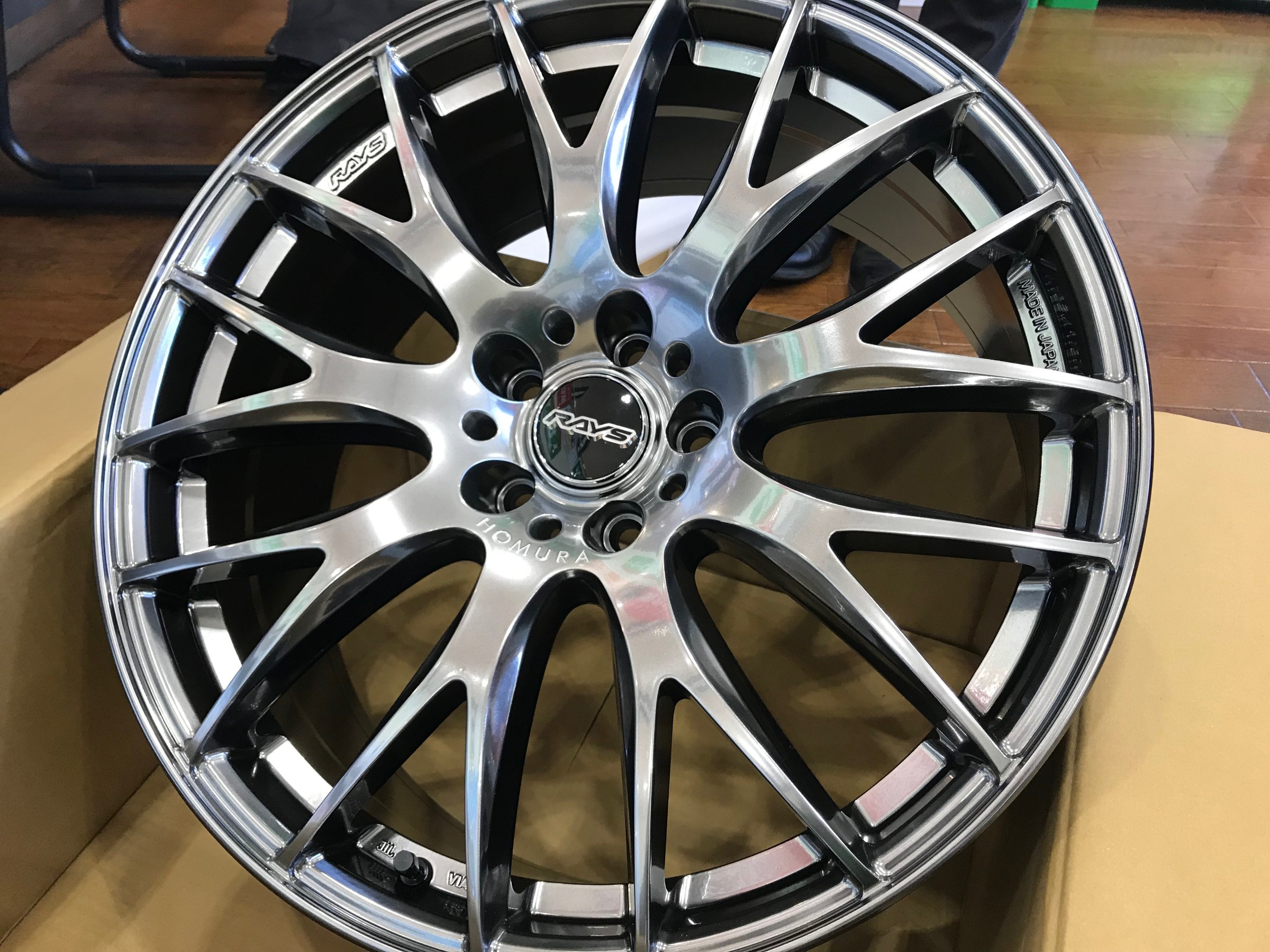 や様 RAYS ホムラ2×9plus美品 レイズ ホムラ 2×9（アルミホイール