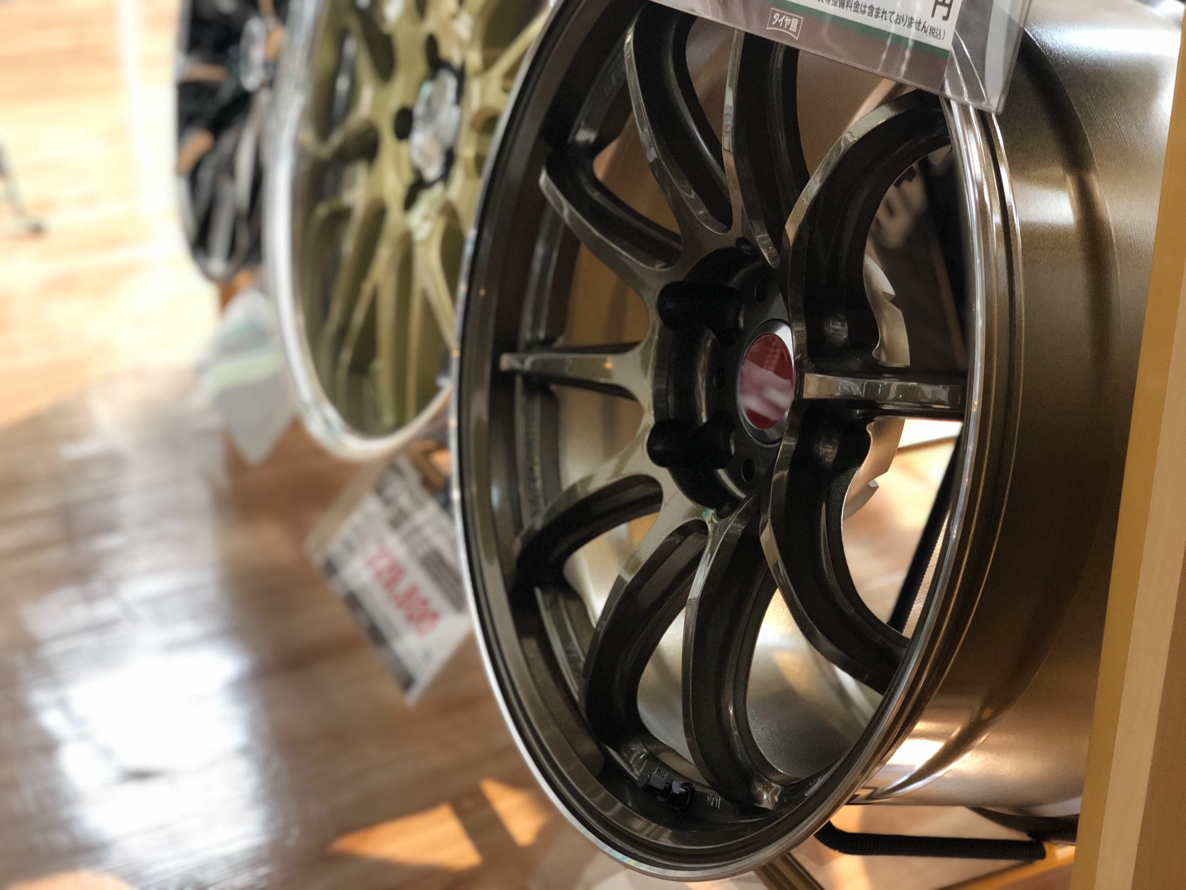 イイジマ ワークエモーションD9Rアッシュドチタン タイヤハンコック WORK EMOTION D9R アルミホイール 在庫展示中！！ | 店舗お