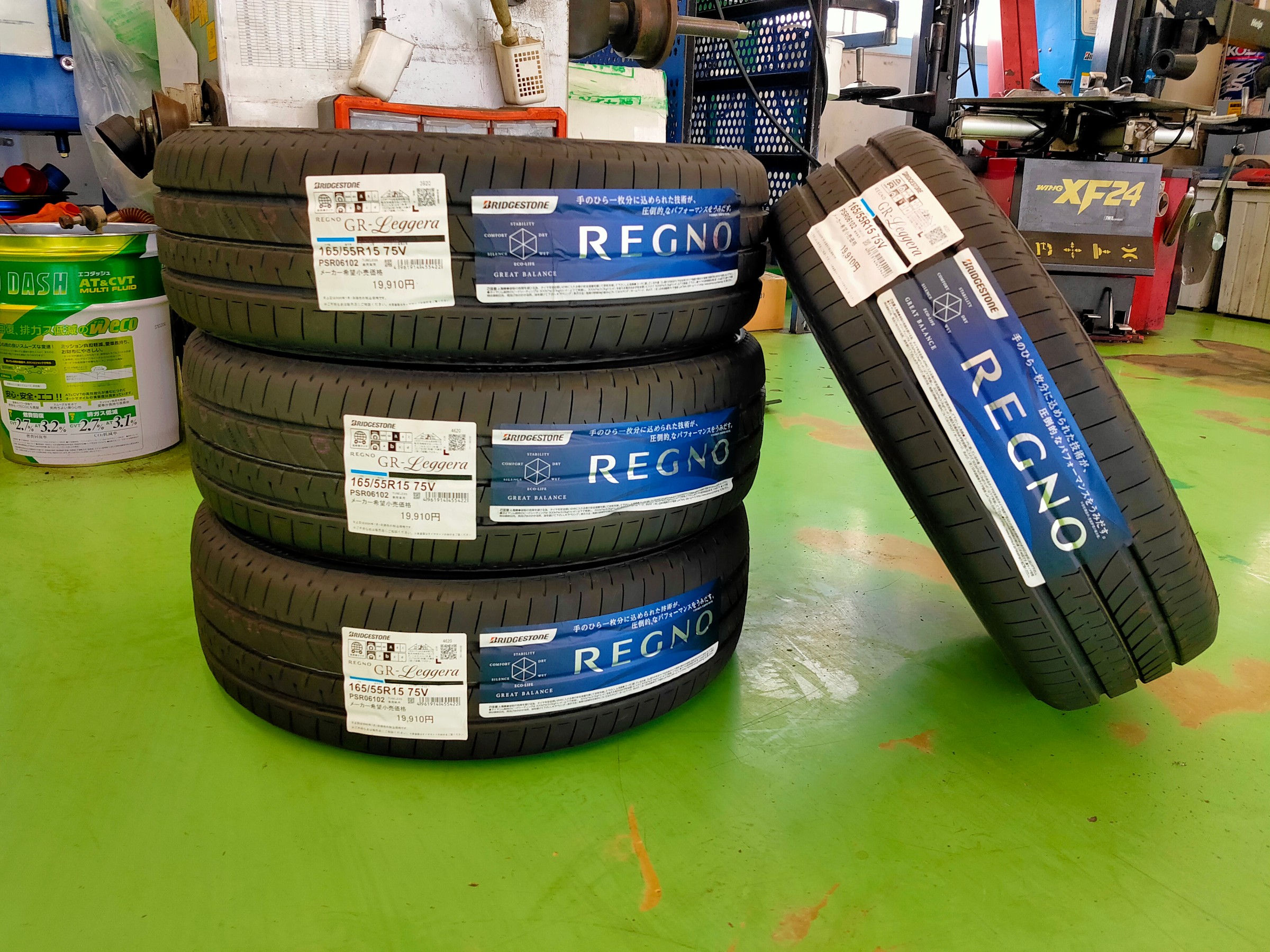 スズキ スペーシアギア（MK53S）】タイヤ・ホイールセット取付を行い