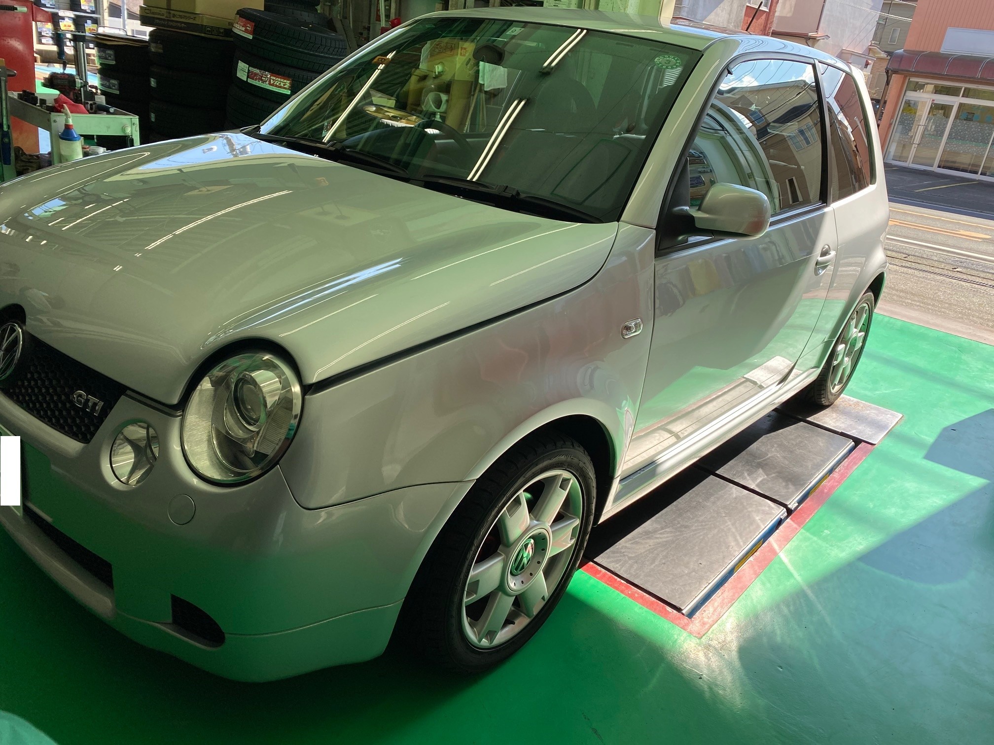 VWルポ KW 車高調整式サスペンションキット Version 1 取付