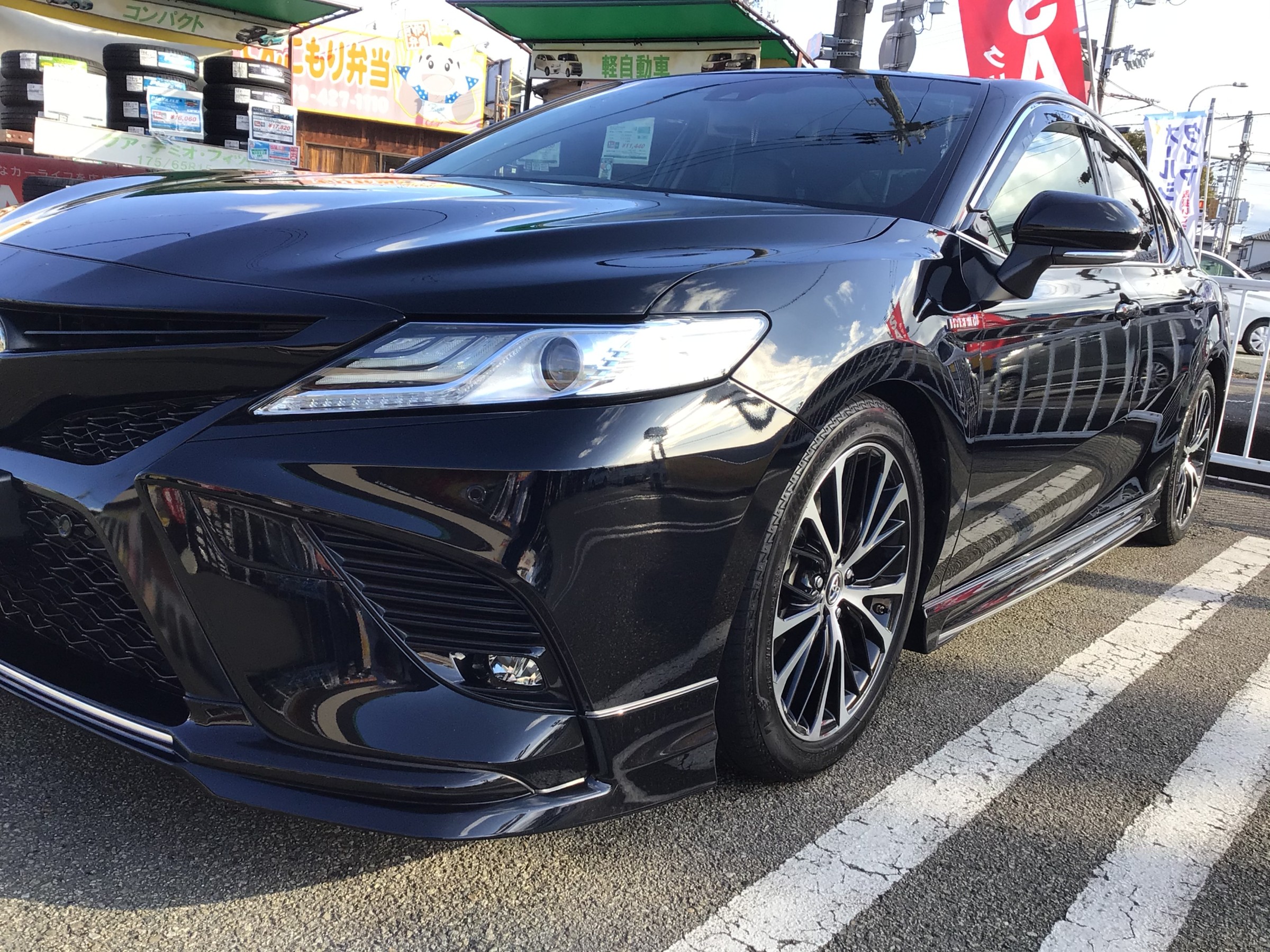 トヨタ カムリ ハイブリッド70WS TEIN車高調取り付け！2月は足