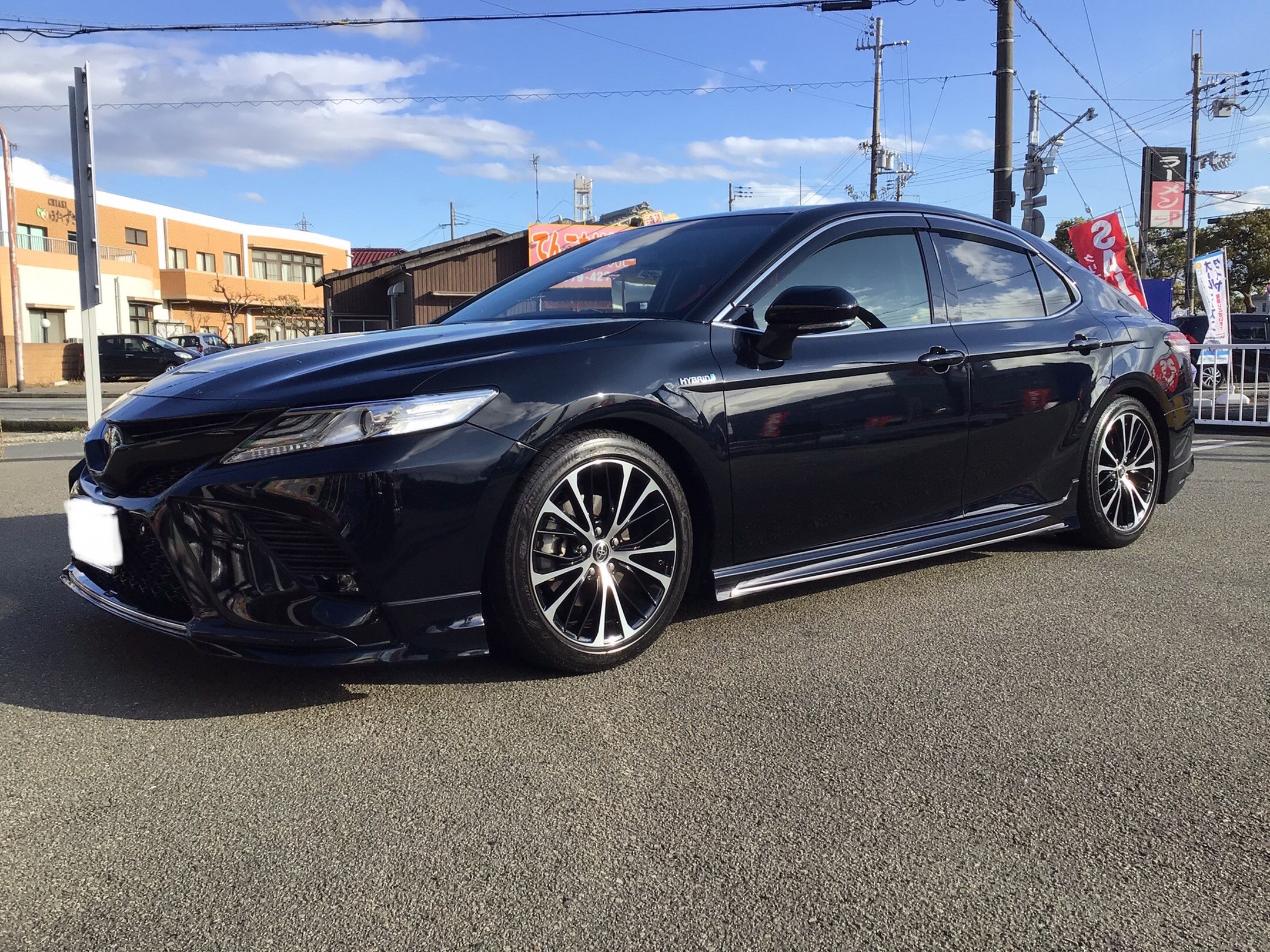 トヨタ カムリ ハイブリッド70WS TEIN車高調取り付け！2月は足
