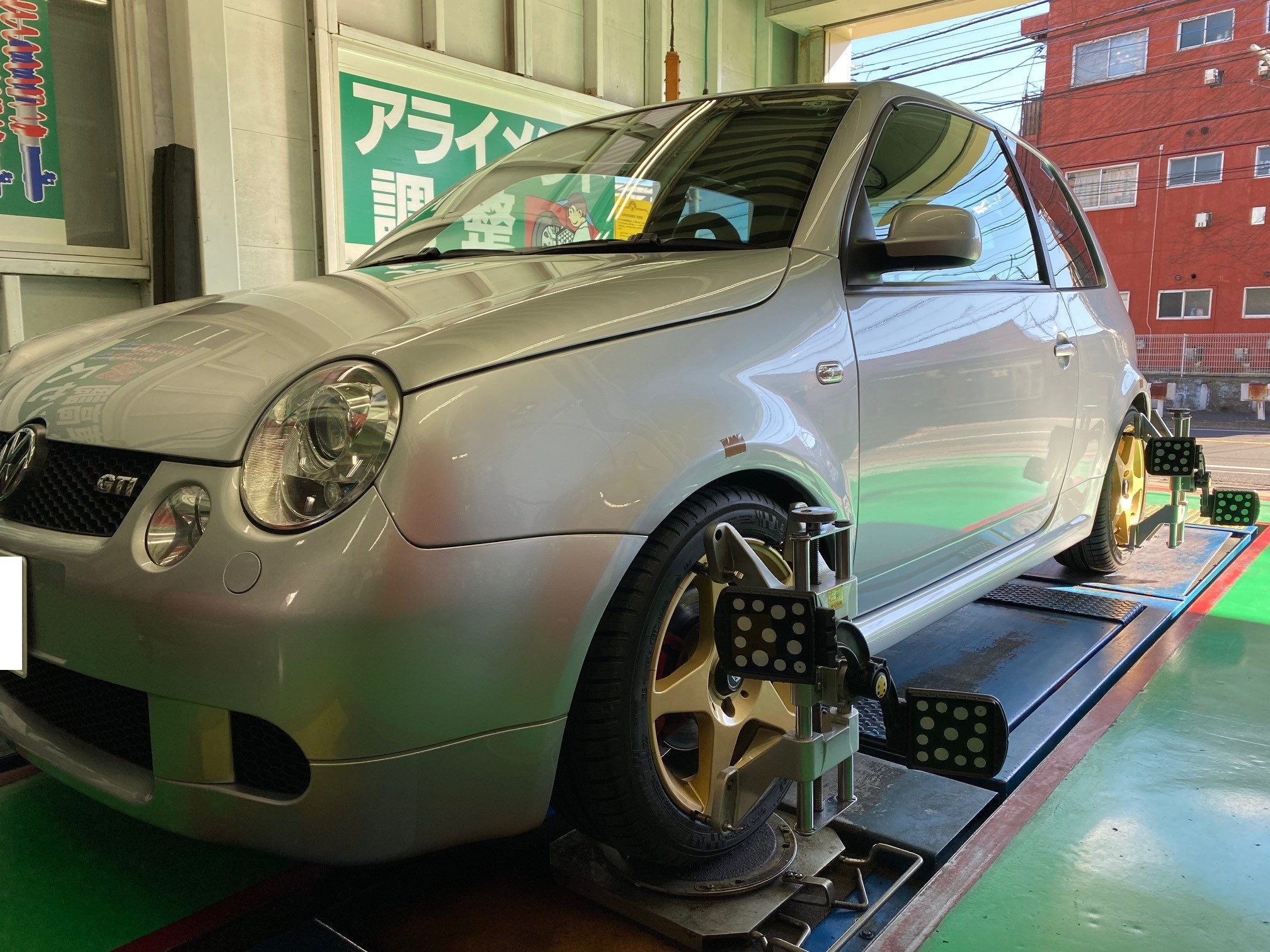 VWルポ KW 車高調整式サスペンションキット Version 1 取付