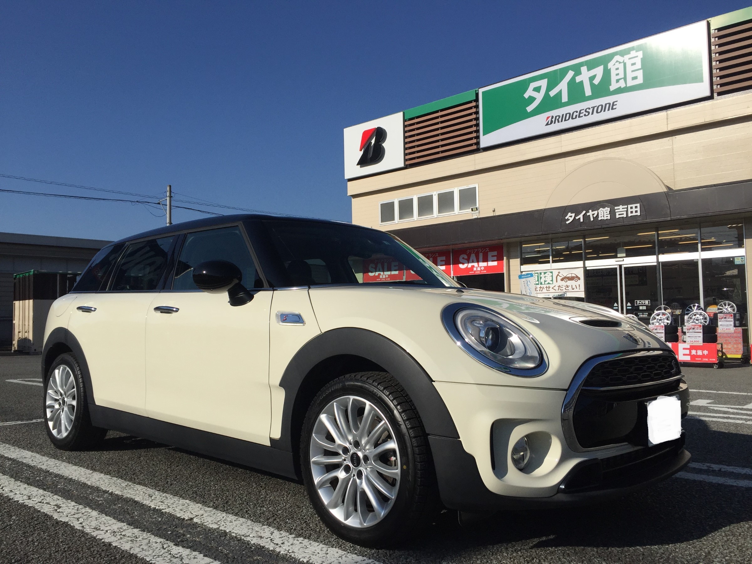 F型MINIクラブマンに！ケレナーズ+ピレリ製225/45R17スタッドレス！