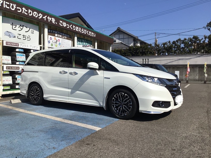 ふるさと割 オデッセイ アルミホイール タイヤ ホイールセット Labelians Fr