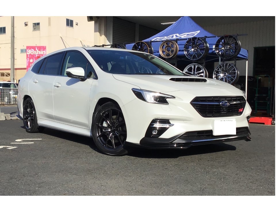 新型レヴォーグにグラムライツ57fxz サービス事例 タイヤ館 甲賀 京都府 滋賀県のタイヤからはじまる トータルカーメンテナンス タイヤ館グループ