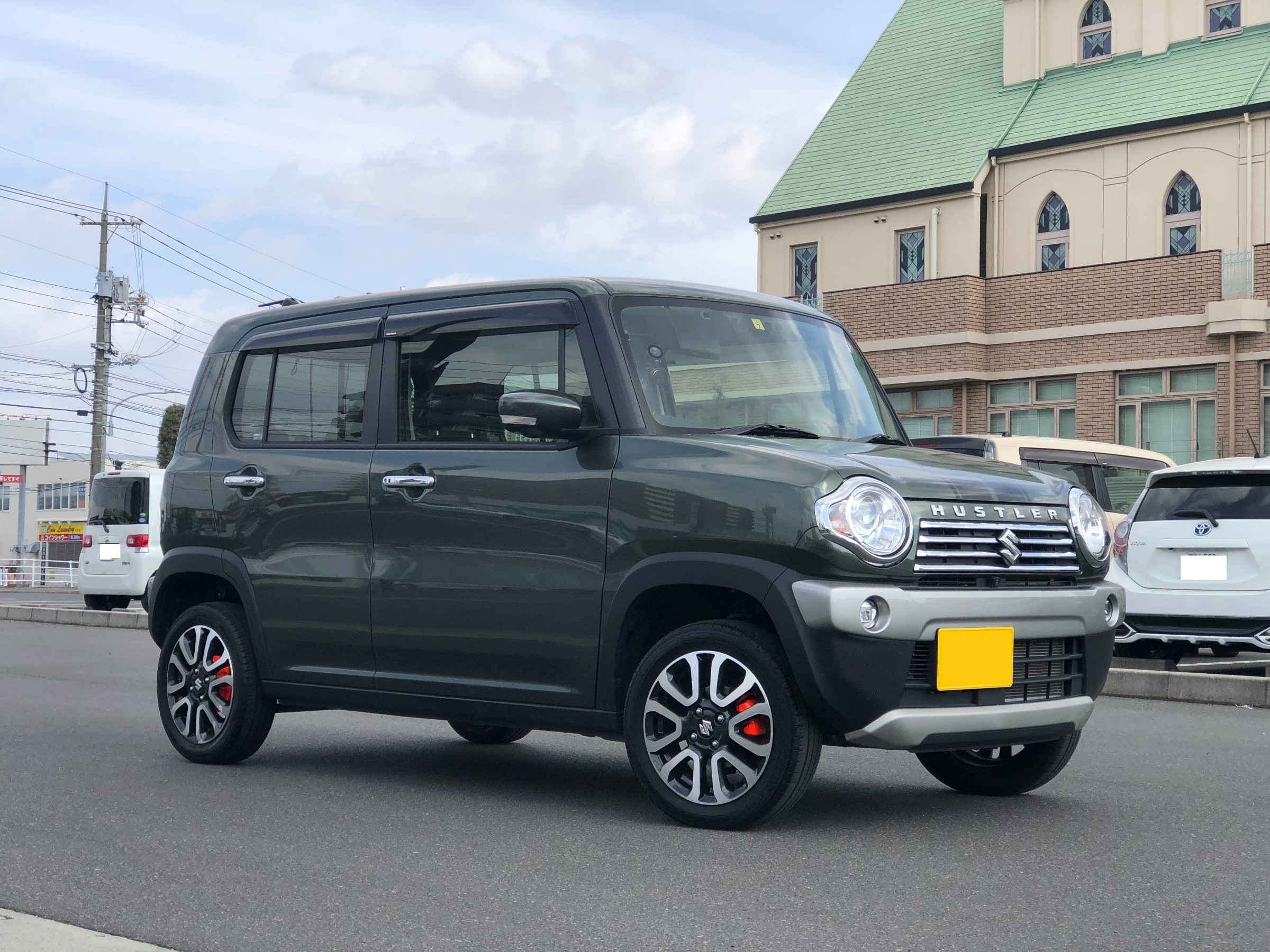 ハスラーにキャリパー塗装 | 店舗おススメ情報 | タイヤ館 倉敷大島（岡山県）