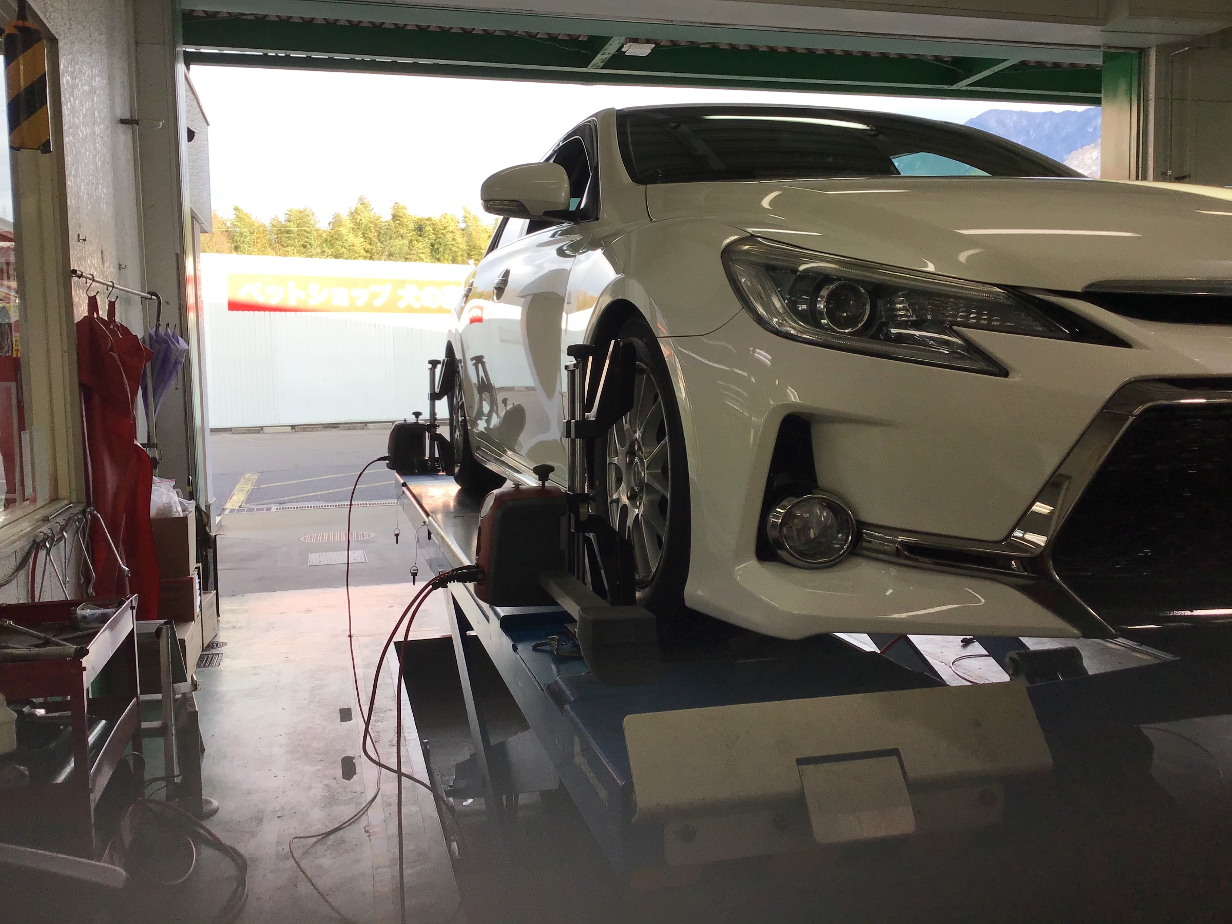 マークX（GRX130）車高調取付 TEIN／フレックスZ | 店舗お