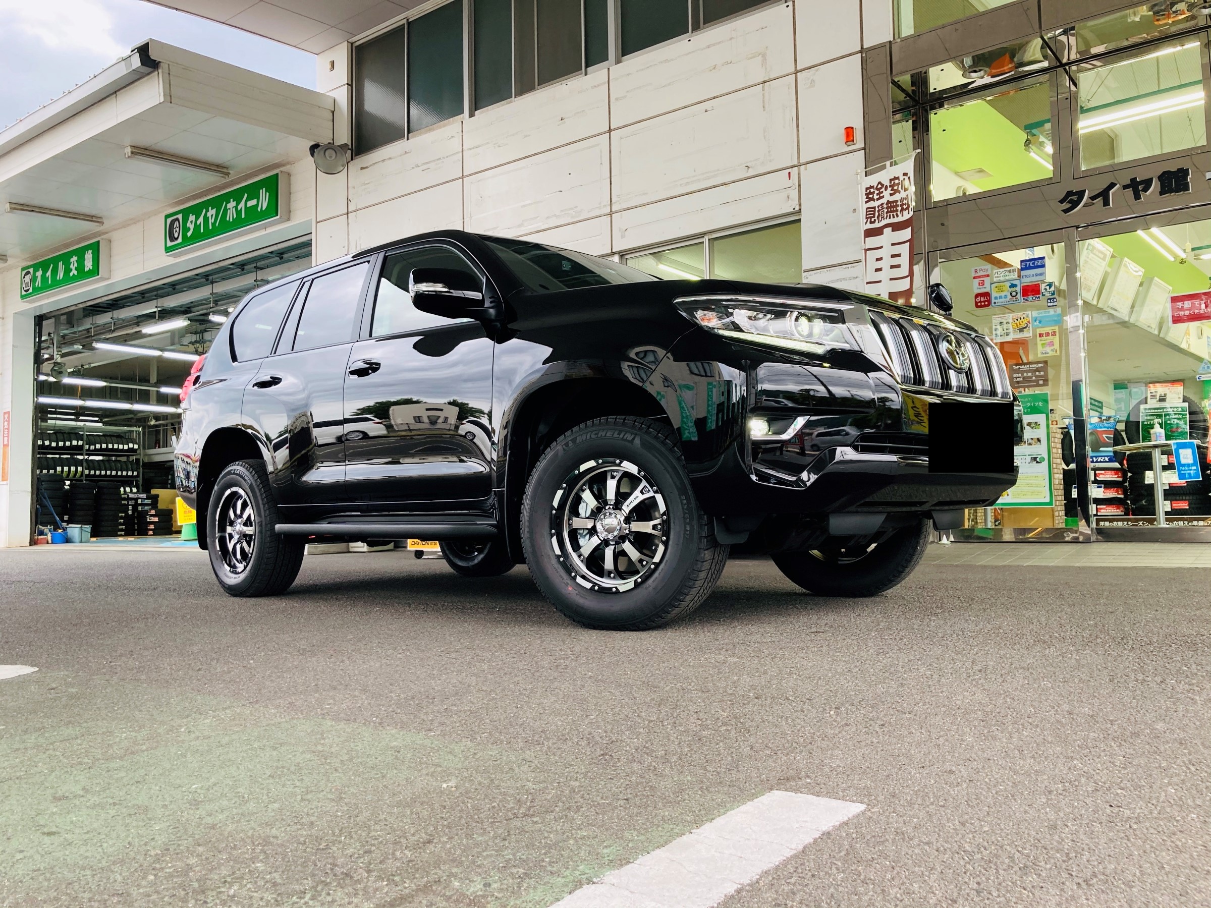 ランドクルーザープラド MKW ホイール ＆ ドライブレコーダー取り付け