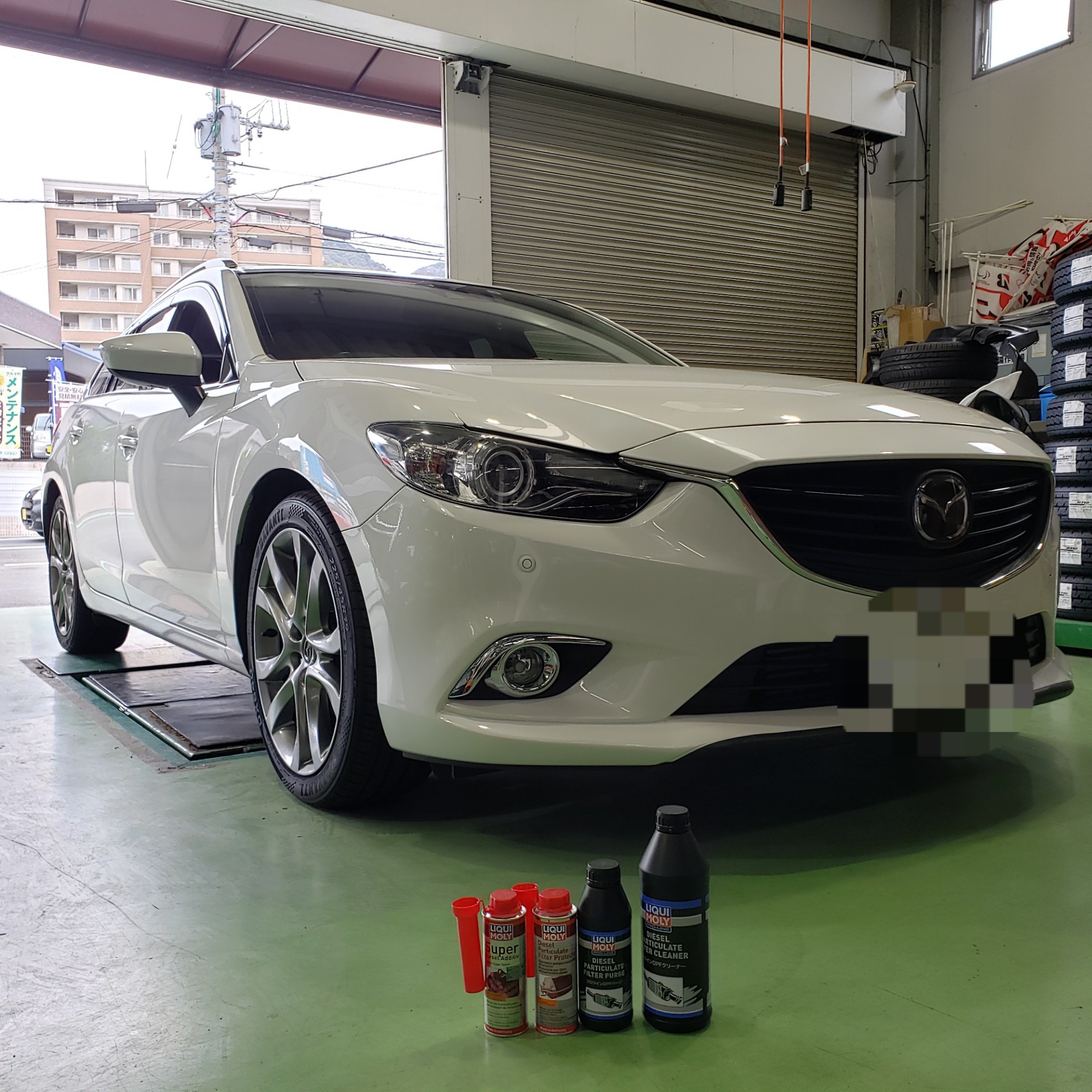 Mazda アテンザ Dpf クリーニング 施工しました 技術サービス施工事例 タイヤ館 福岡東 タイヤからはじまる トータルカー メンテナンス タイヤ館グループ