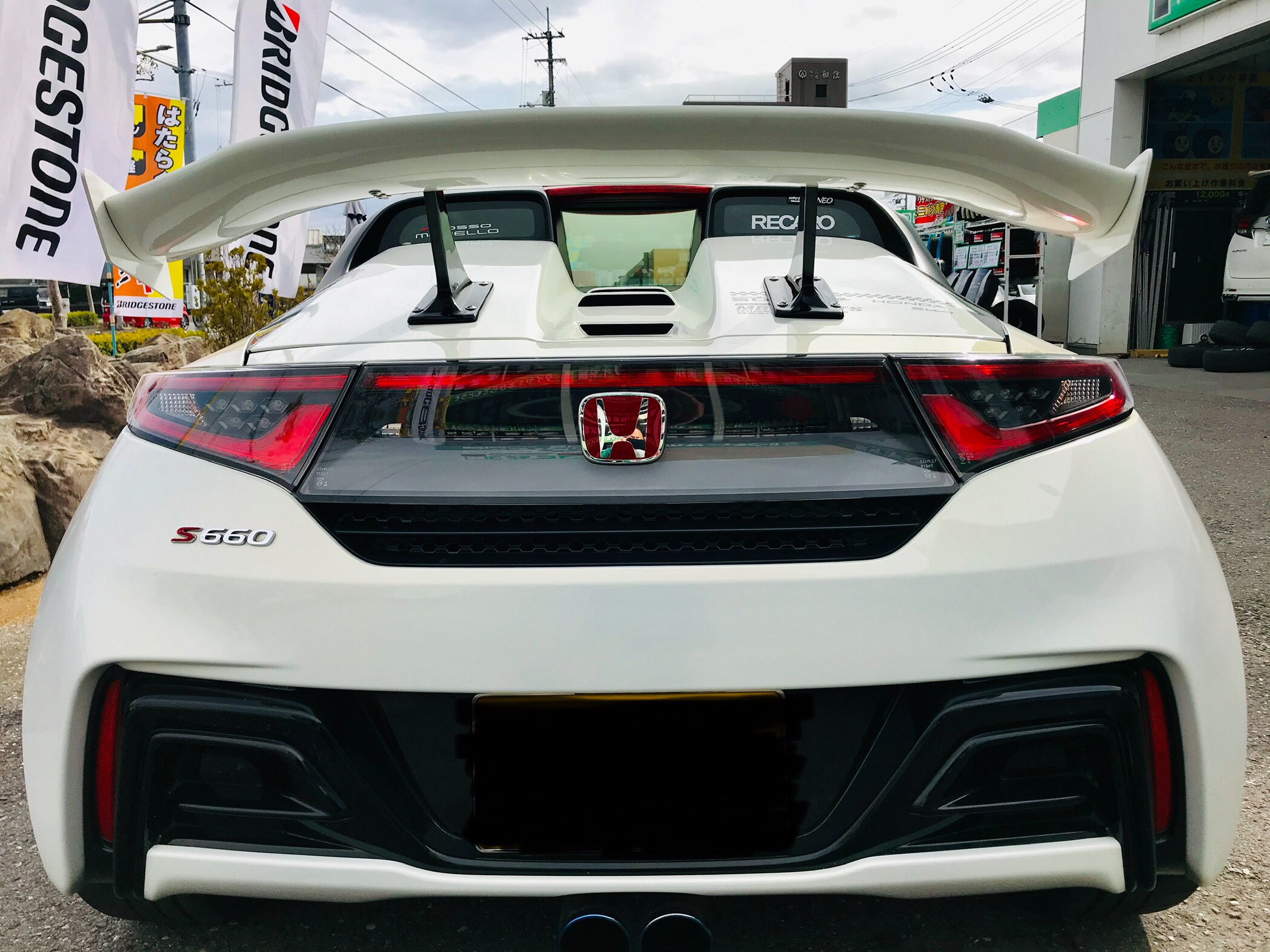 新作揃えホンダS660用リザルトジャパン製 GTウイング カウル