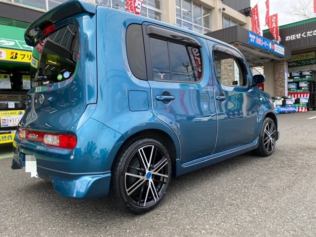 ニッサン Z12 キューブ】タイヤホイール交換を行いました | 日産