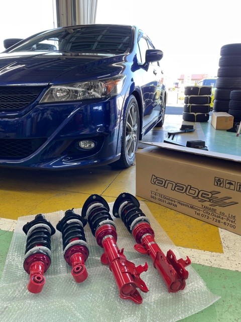 車高調取り付け ホンダ ストリーム メンテナンス商品 パーツ取付 サスペンション取付 スタッフ日記 タイヤ館 盛岡西バイパス店 タイヤからはじまる トータルカーメンテナンス タイヤ館グループ