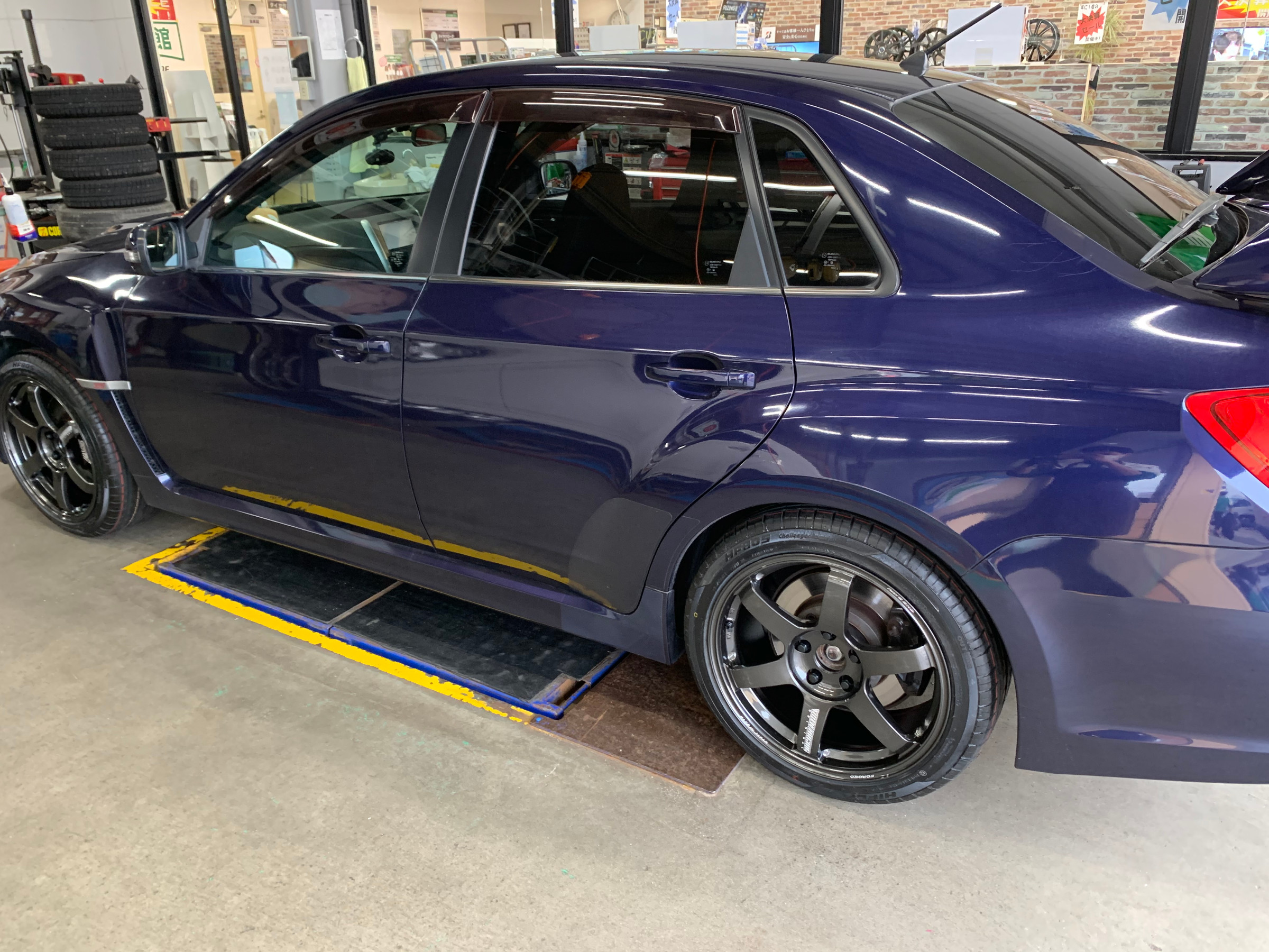 ホイール交換取り付け編 第3弾（スバルWRXSTIインプレッサ編