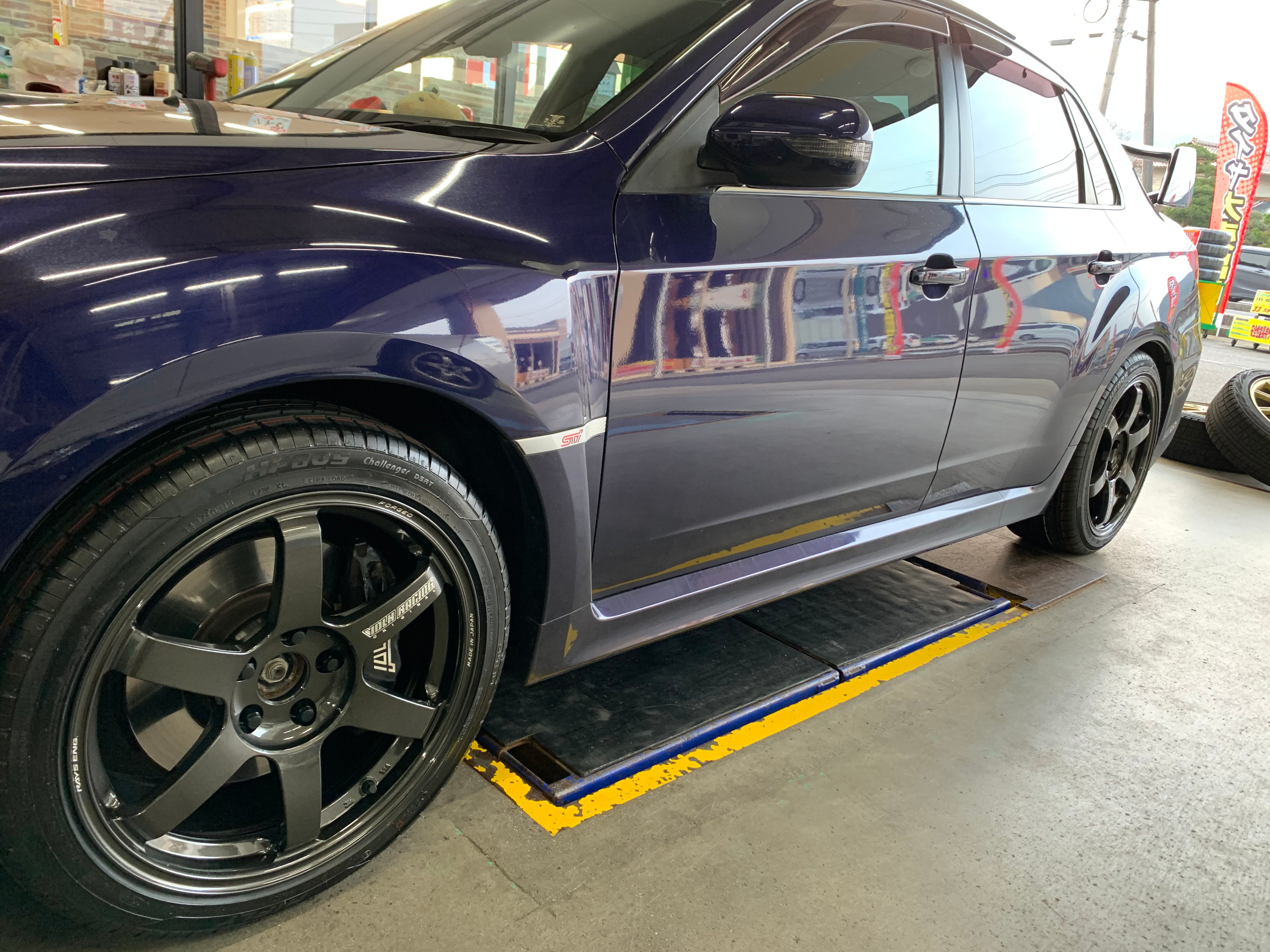 ホイール交換取り付け編 第3弾（スバルWRXSTIインプレッサ編