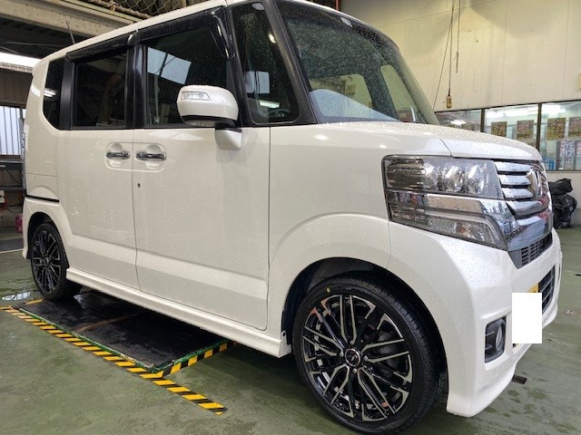 ホンダ N-BOXに１６インチアルミホイールセット(#^.^#) | ホンダ N-BOX