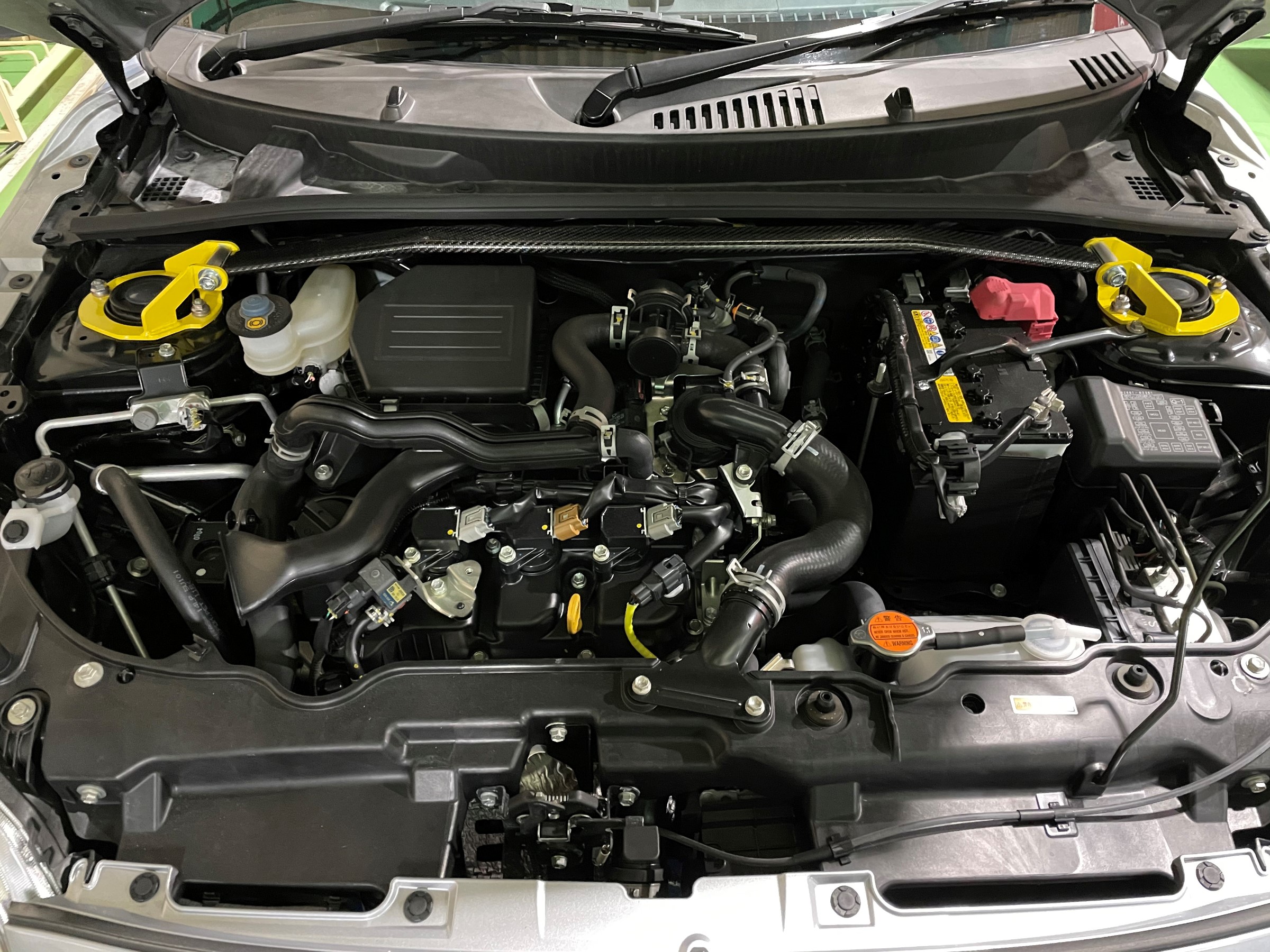 ダイハツ コペン LA400K Dスポーツ ストラットタワーバー取付