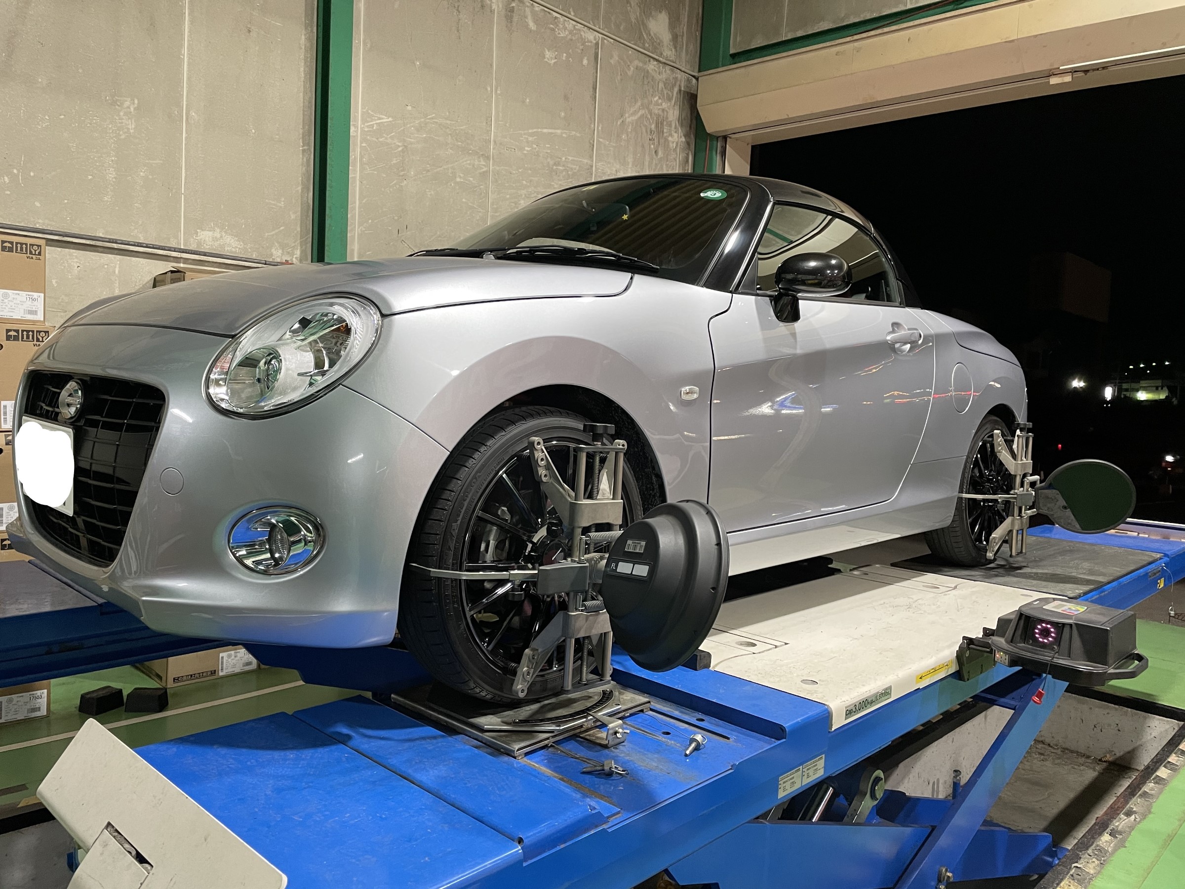 ダイハツ コペン LA400K Dスポーツ ストラットタワーバー取付