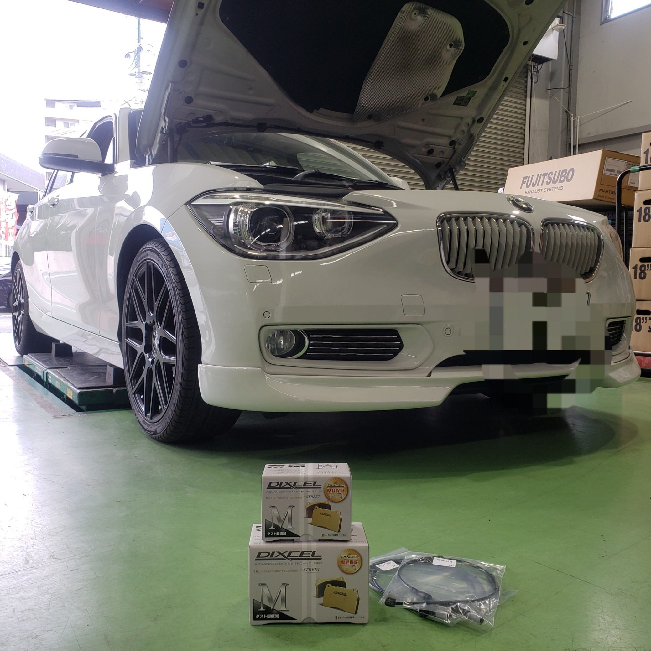 BMW F20 116i ブレーキパッド交換しました | 技術サービス施工事例