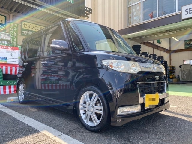 ダイハツ L350S タント】タイヤ交換です | ダイハツ タント タイヤ