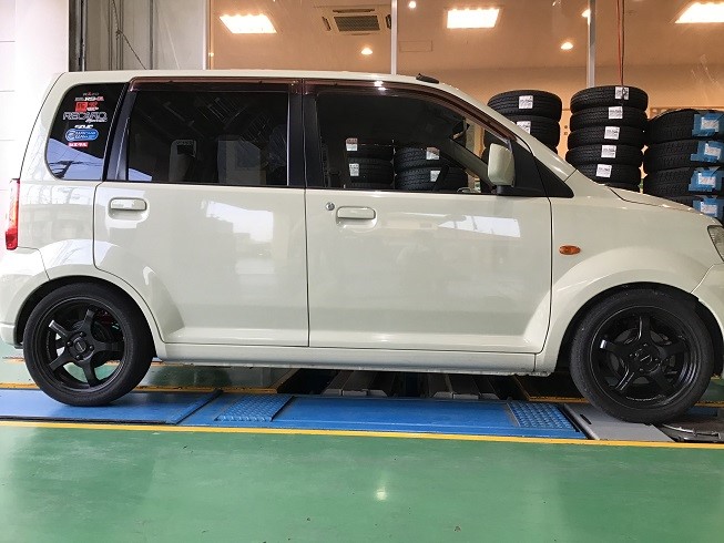 Ｈ91w オッティ 車高調 日産オッティ（H91W) 車高調取付 | 店舗おススメ情報 | タイヤ館