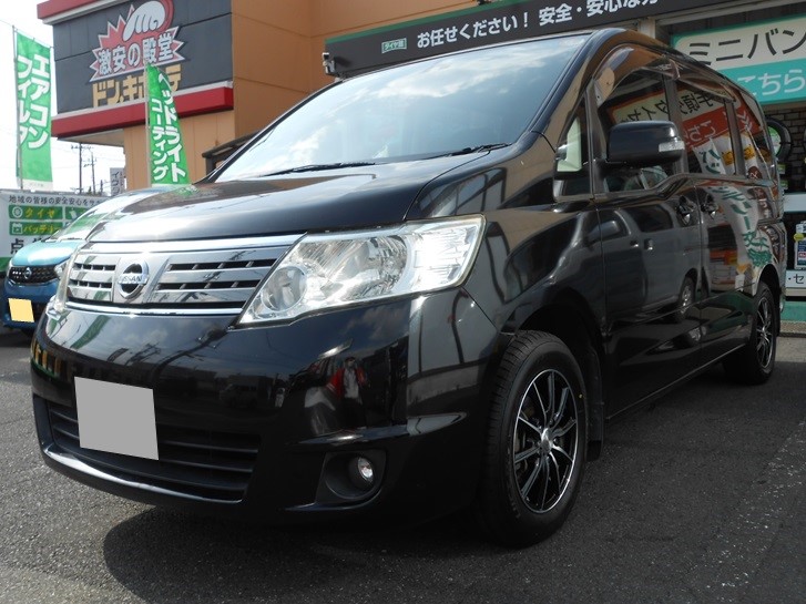 ブーケ　　　NISSAN セレナホイール　15インチ　① ☆セレナ① タイヤ＆アルミホイールセット☆ | 店舗おススメ情報