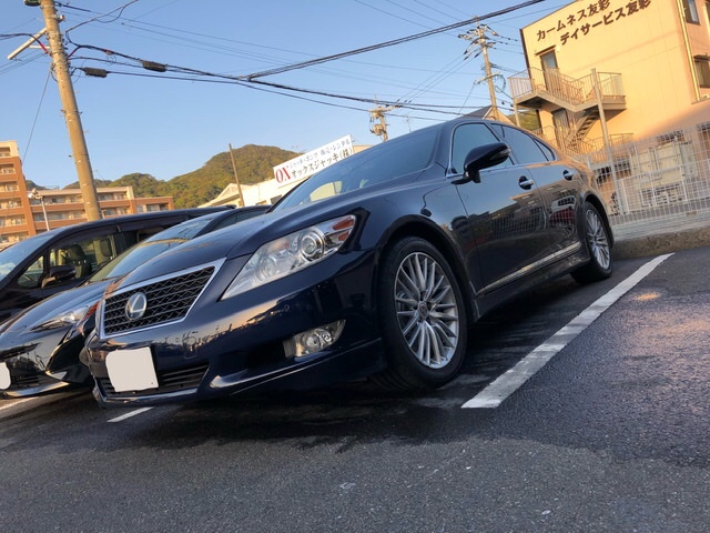 レクサス LS460 に ディクセル 低ダスト ブレーキパッド ローター交換