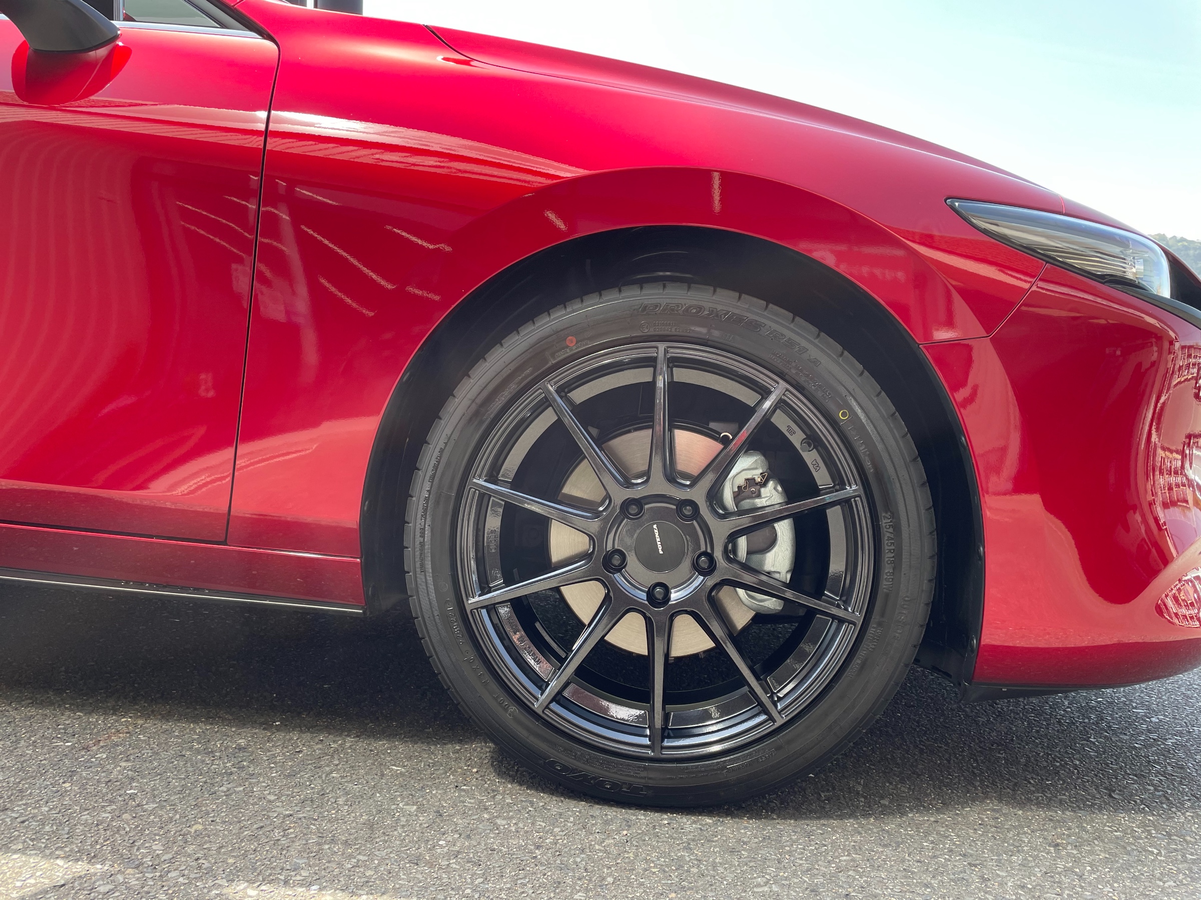 MAZDA マツダ3 に、アルミホイールお取付！！ | マツダ MAZDA3
