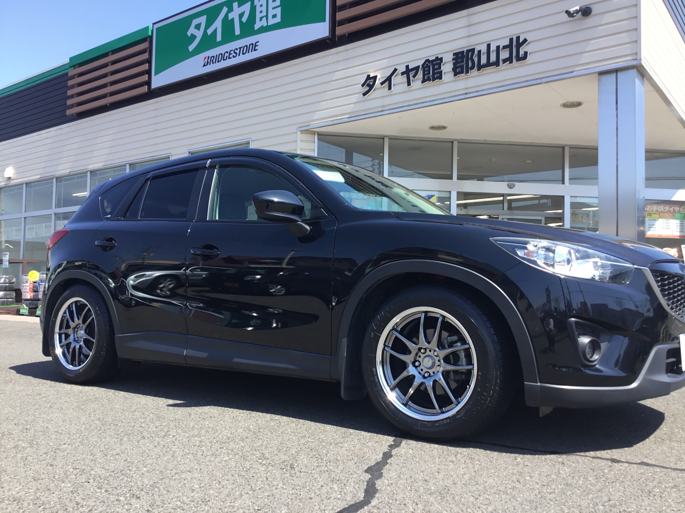 CX-5 WORK 18インチ アルミホイール装着しました♪ | サービス事例