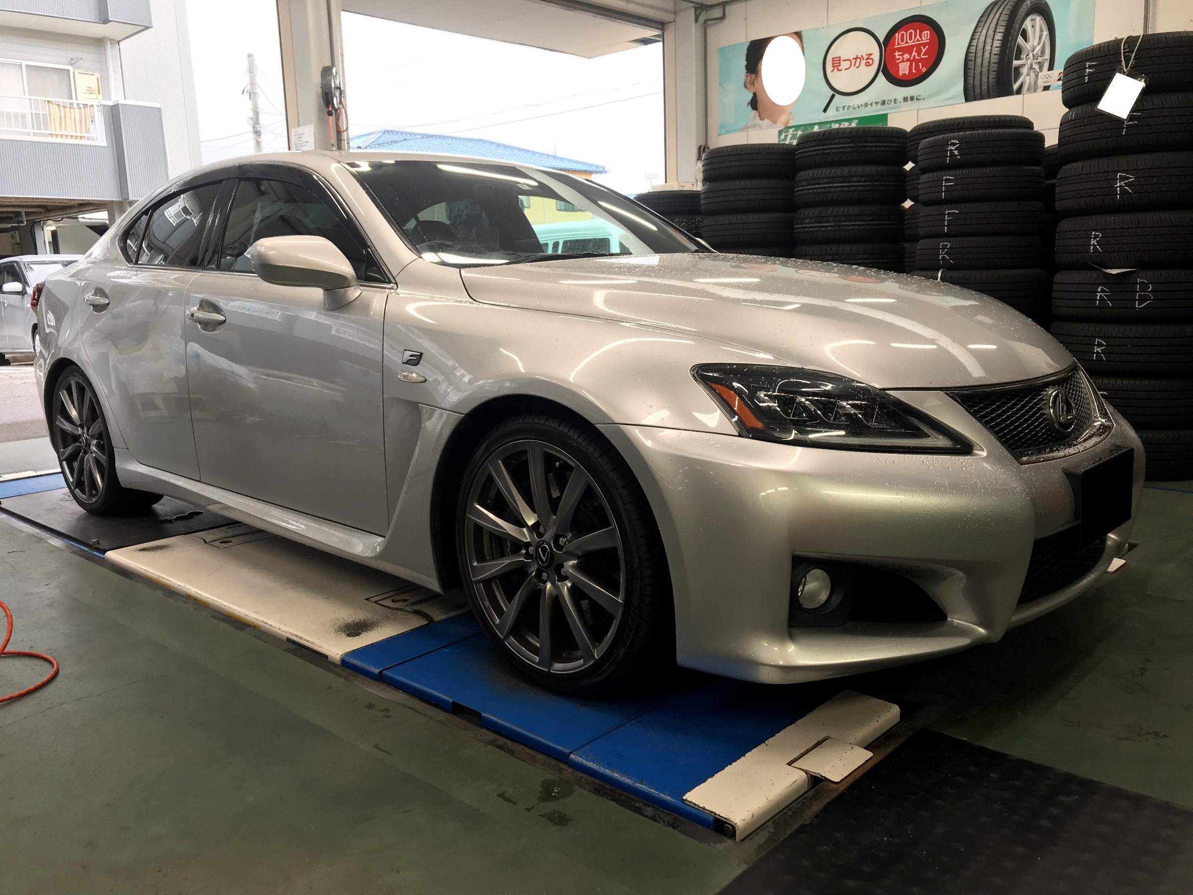 レクサス IS-F タイヤ・ホイール＆車高調＆アライメント調整