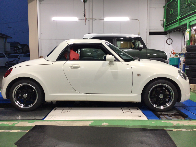 コペン クスコ車高調 取り付け！ | ダイハツ コペン メンテナンス商品 